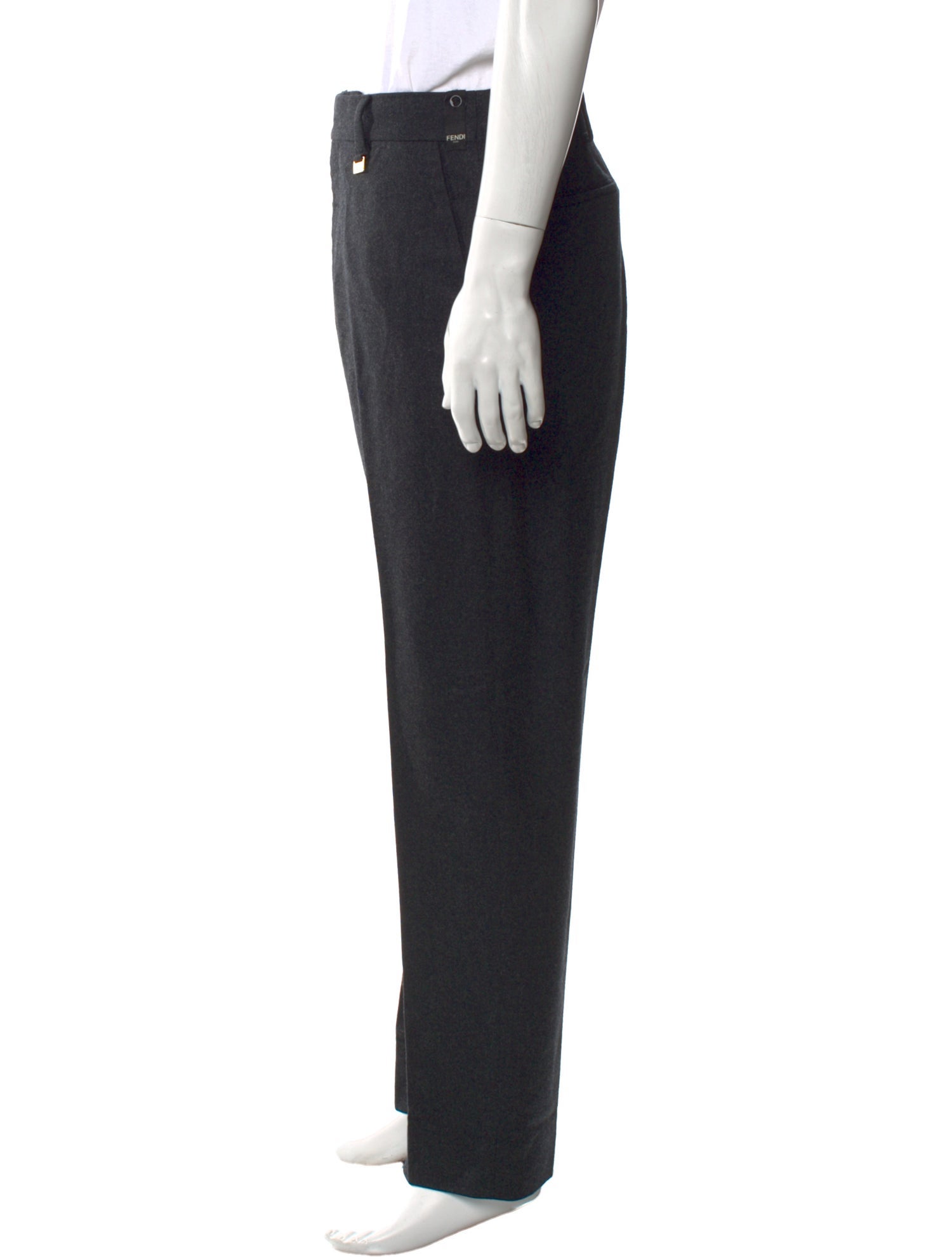 Fendi Zucca FF Logo Dress Pants