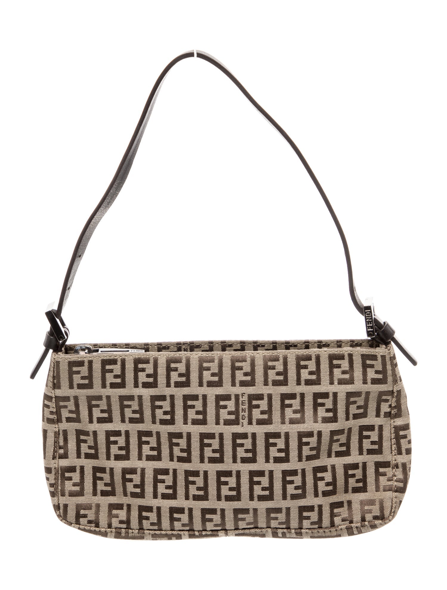 Fendi Zucchino FF Top Handle Bag