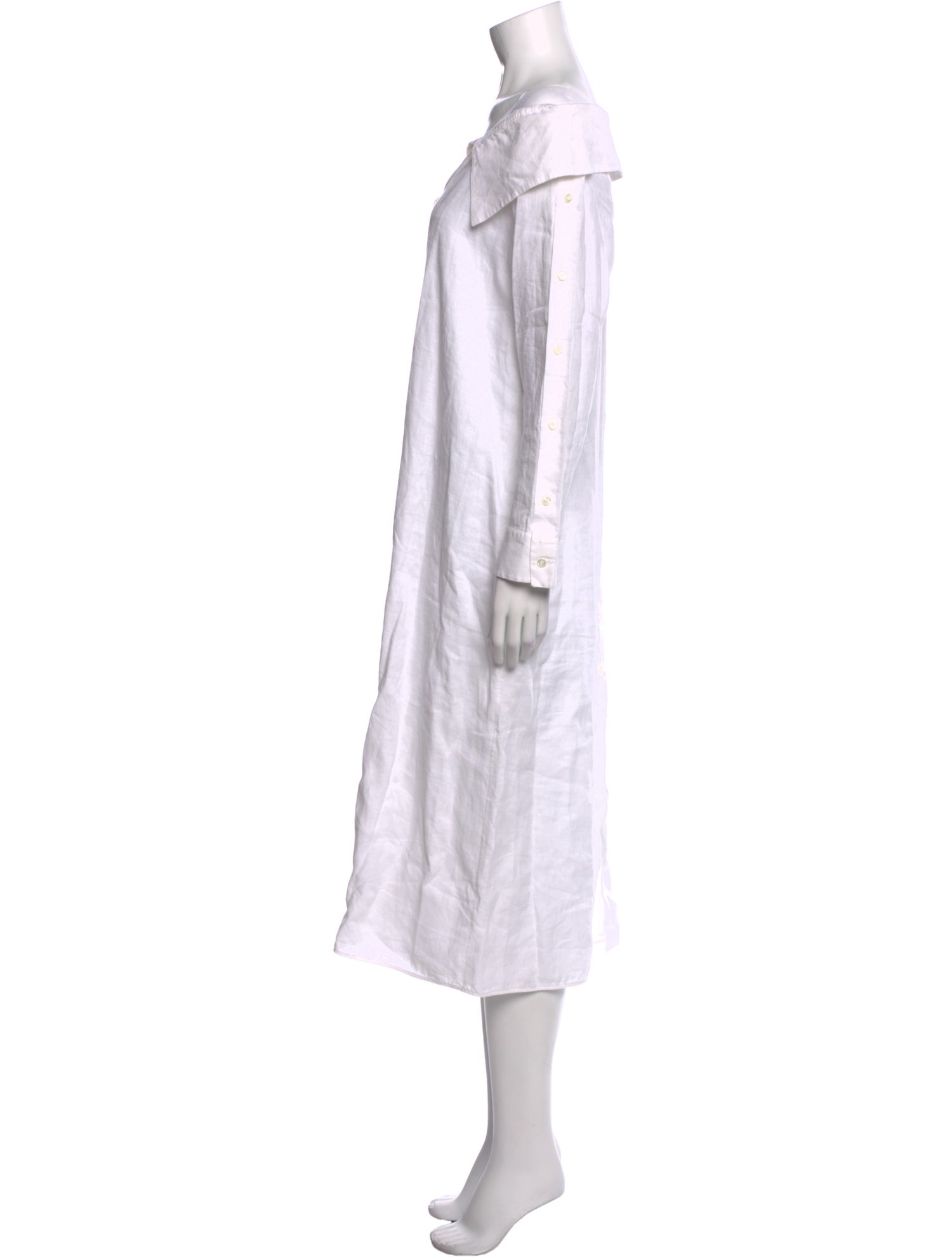 Fendi Linen Midi Length Dress