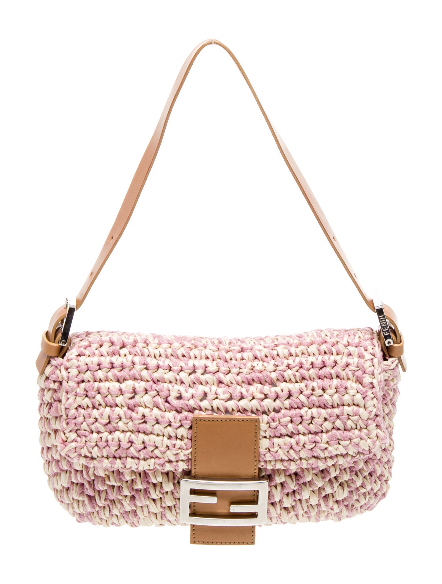 Fendi Raffia Baguette