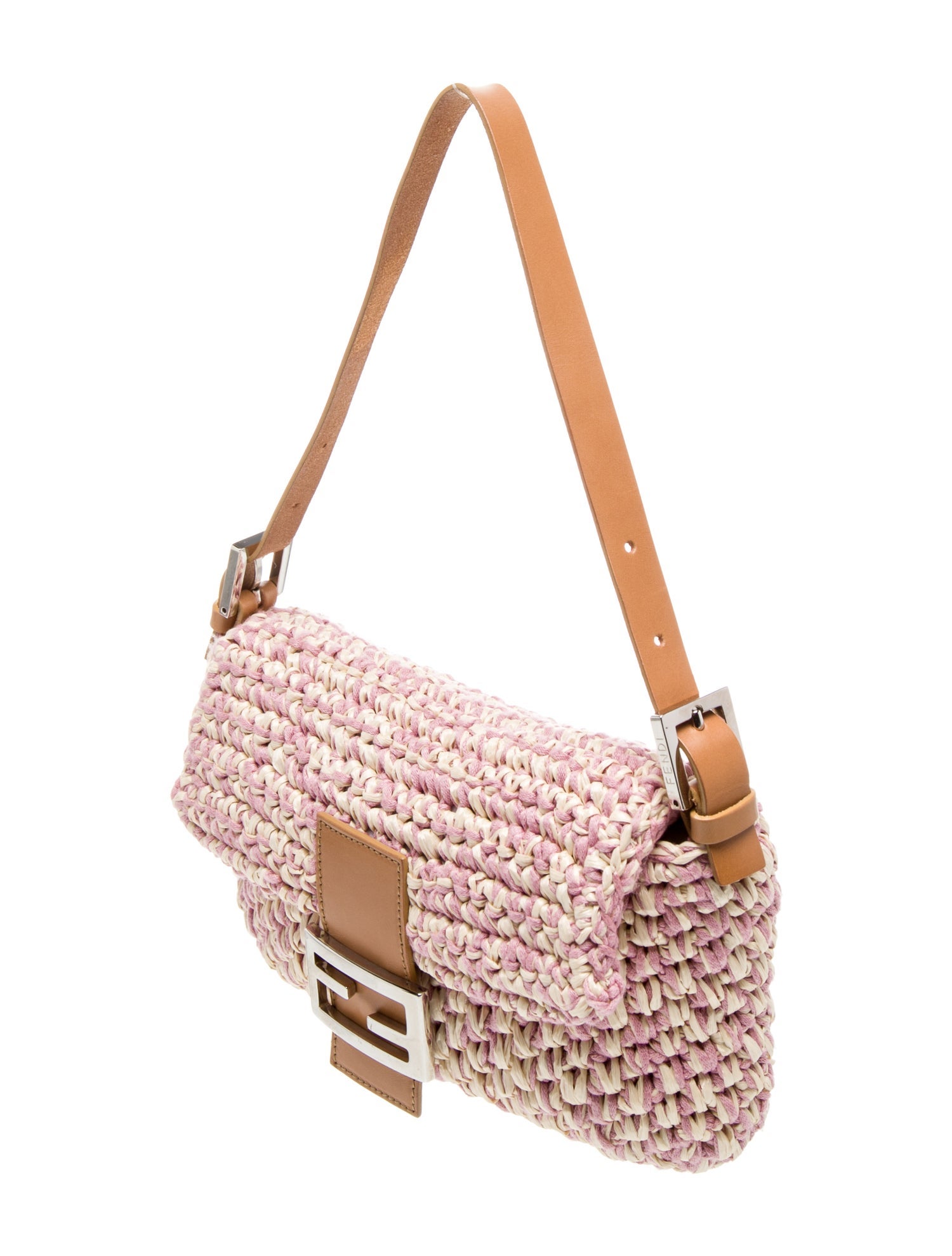 Fendi Raffia Baguette