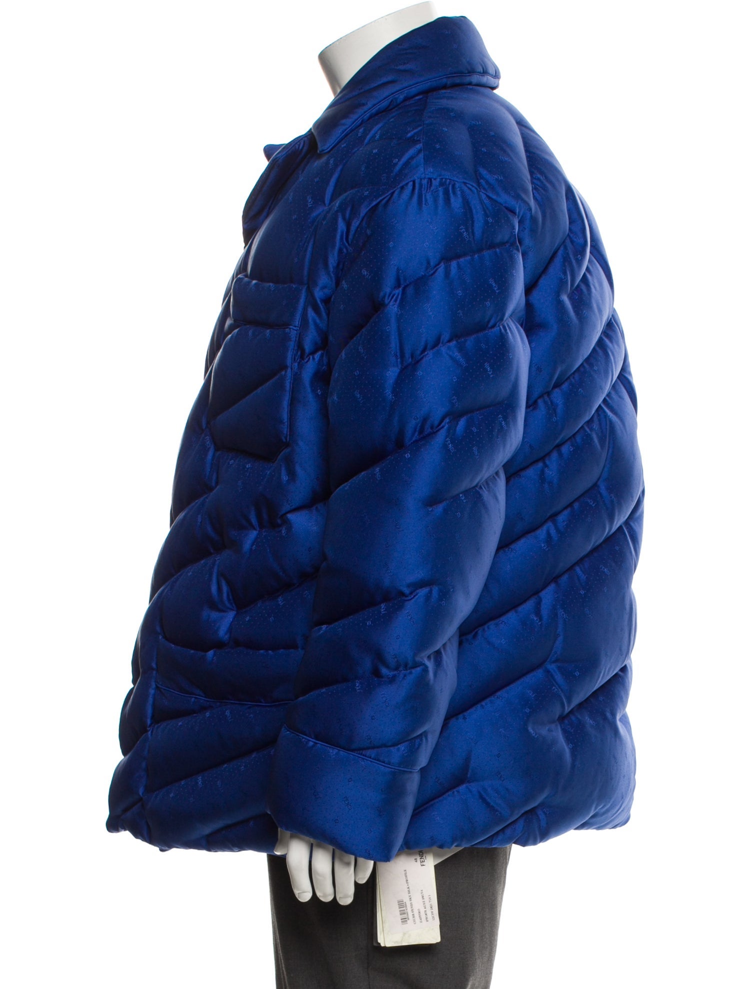 Fendi Silk Puffer Coat w/ Tags