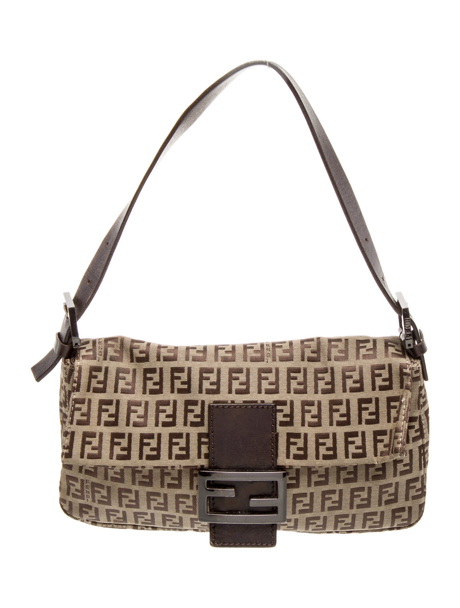 Fendi Zucchino FF Baguette Vintage