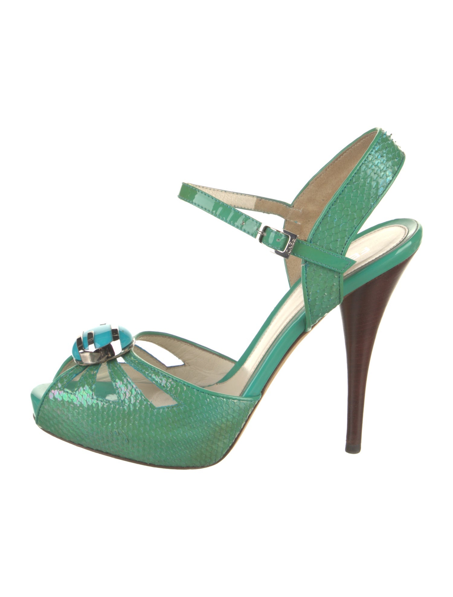 Fendi Leather Sandals