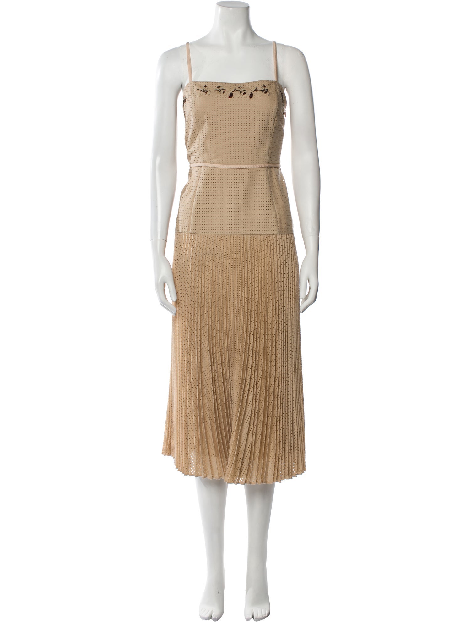 Fendi Mohair Midi Length Dress w/ Tags