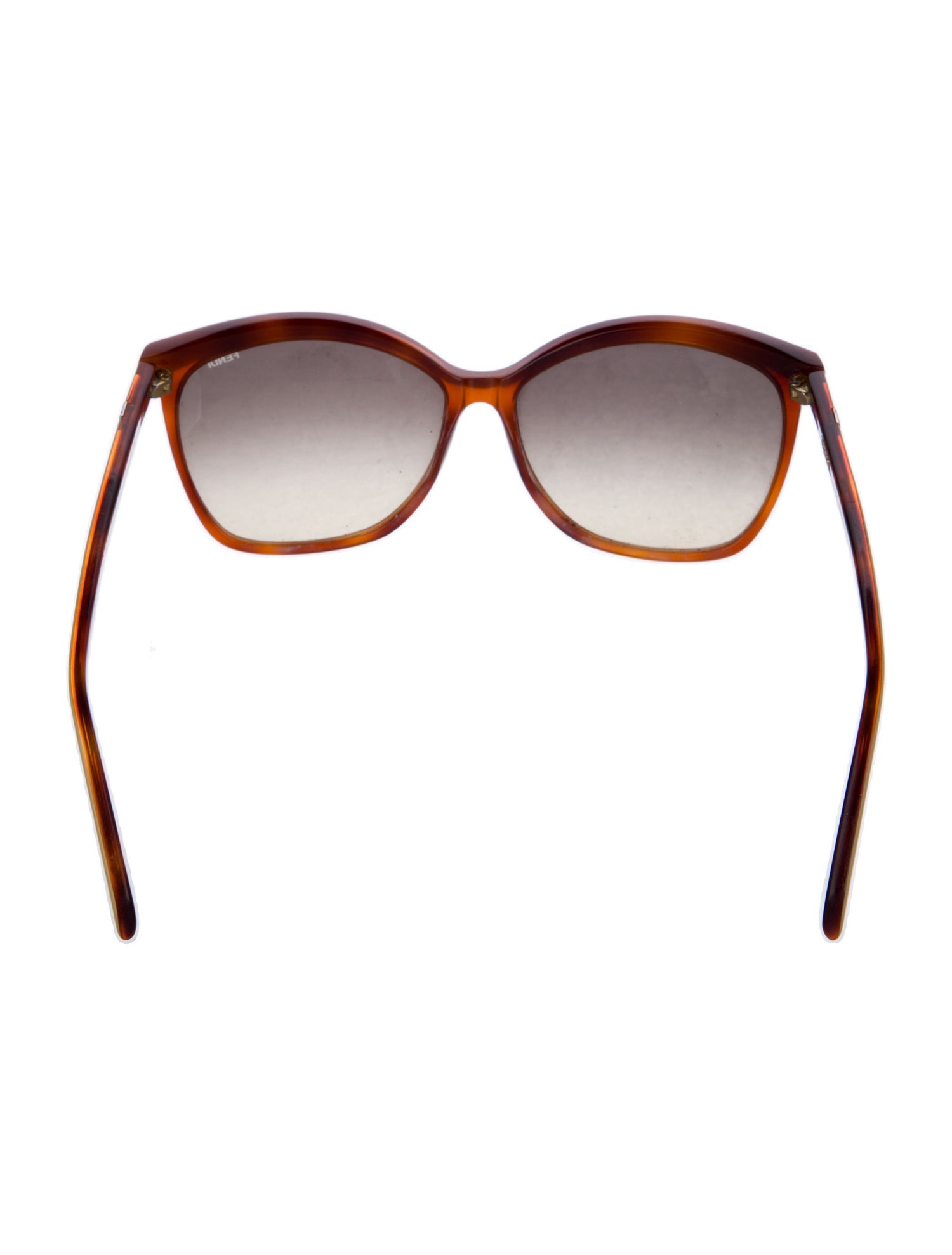 Fendi Zucchino FF Logo Round Sunglasses