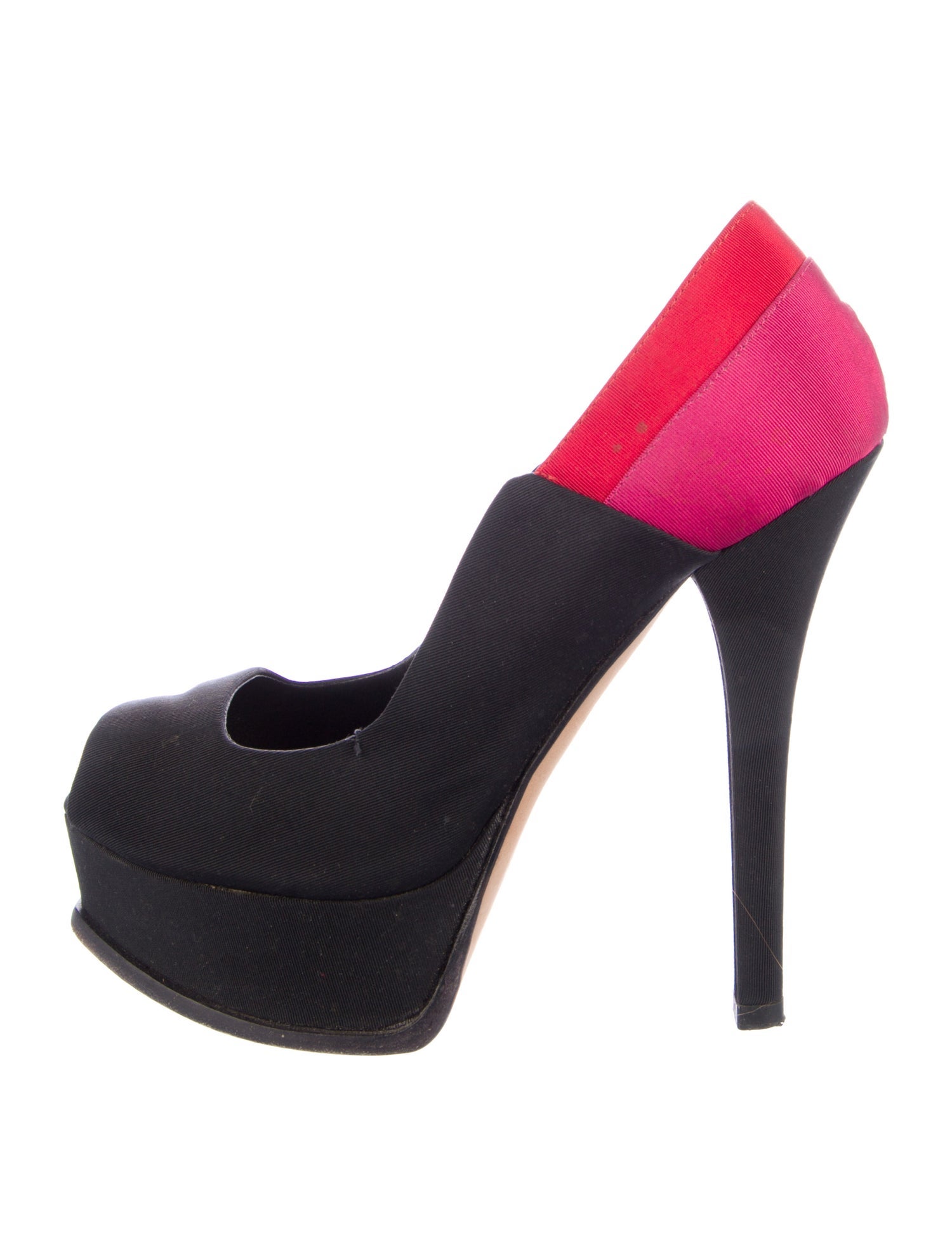 Fendi Colorblock Pattern Pumps