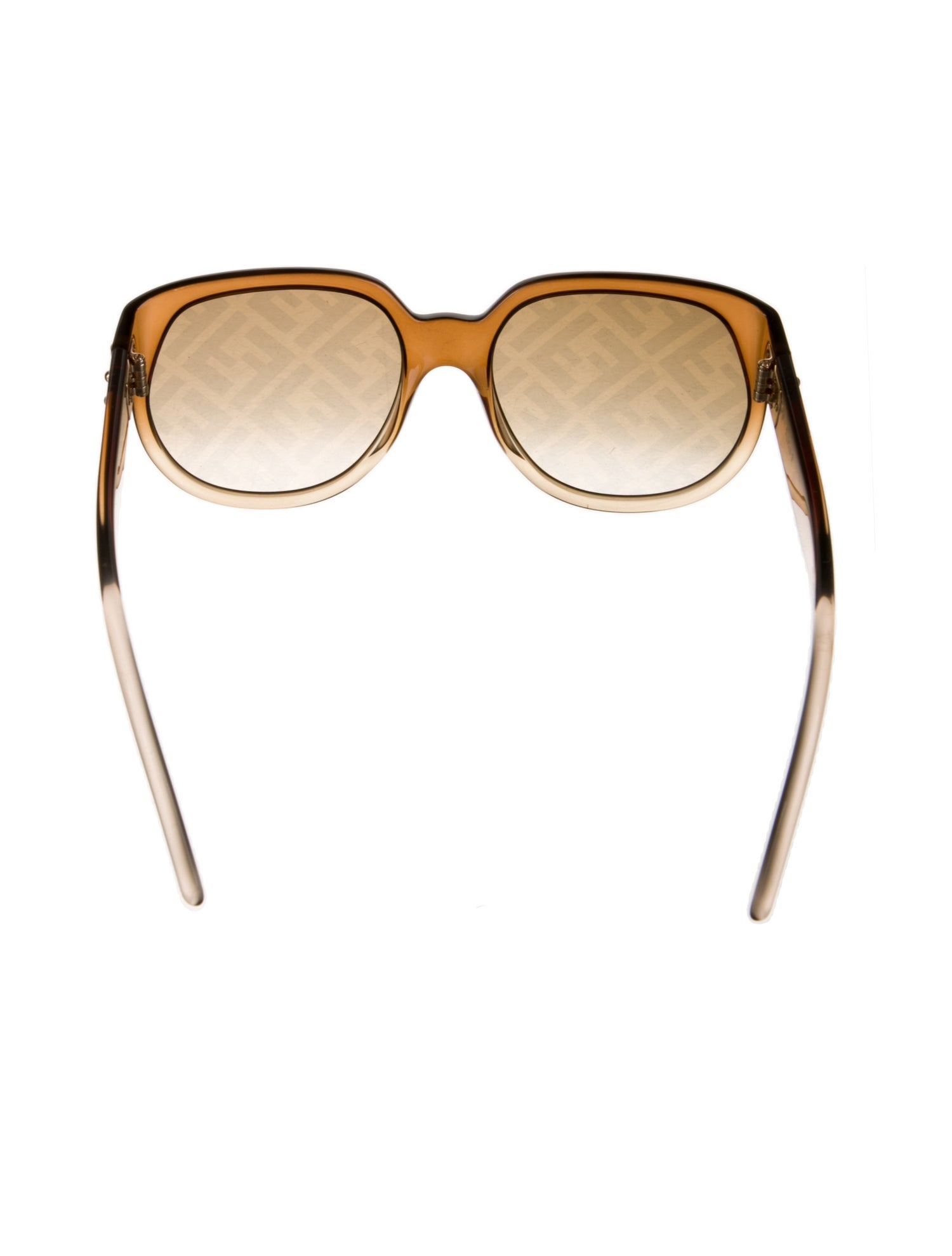 Fendi Zucca FF Logo Square Sunglasses