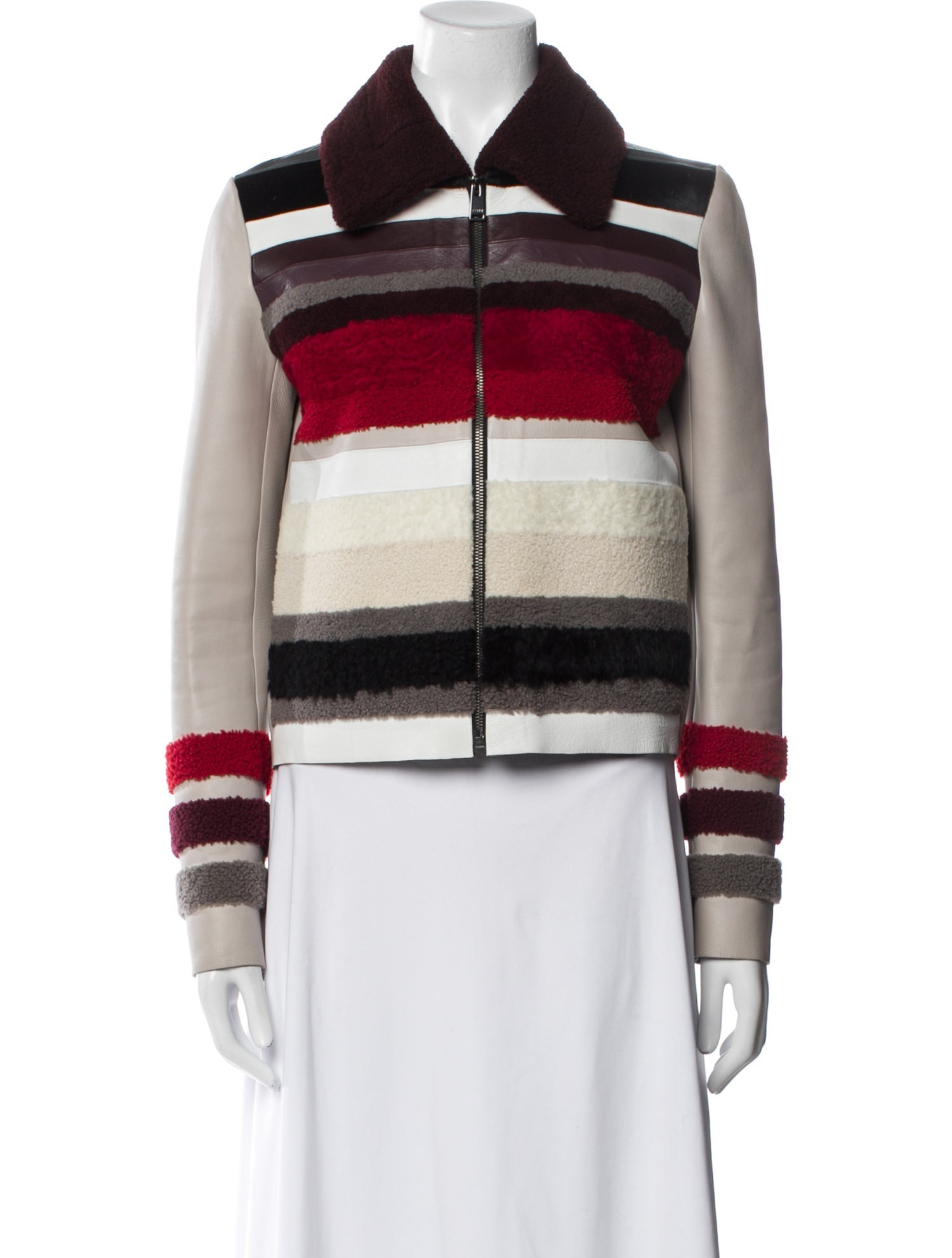 Fendi Virgin Wool Striped Vest