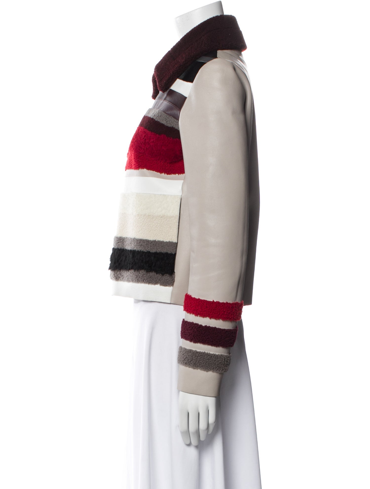 Fendi Virgin Wool Striped Vest