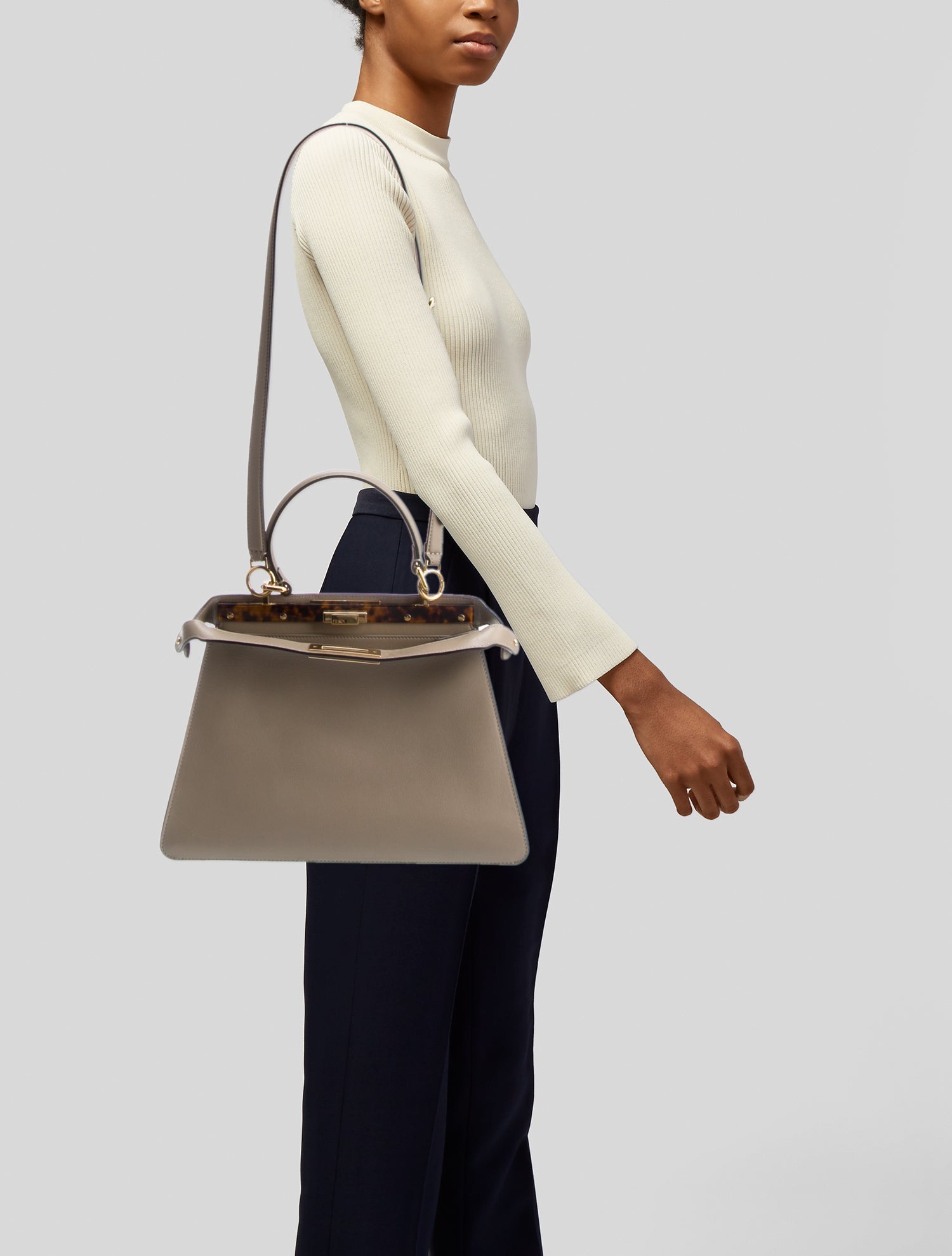 Fendi Leather Peekaboo