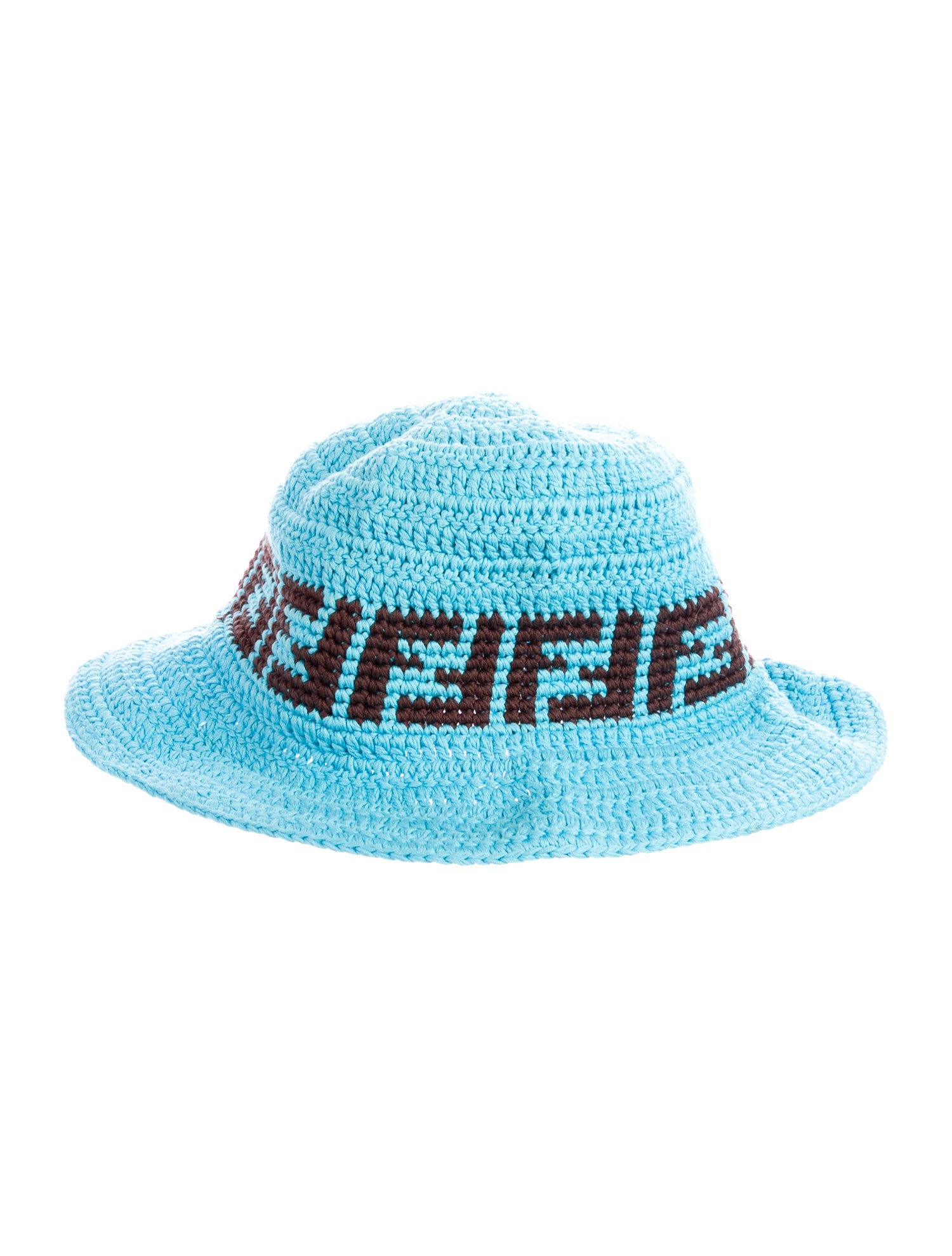 Fendi Cotton Crochet Bucket Hat