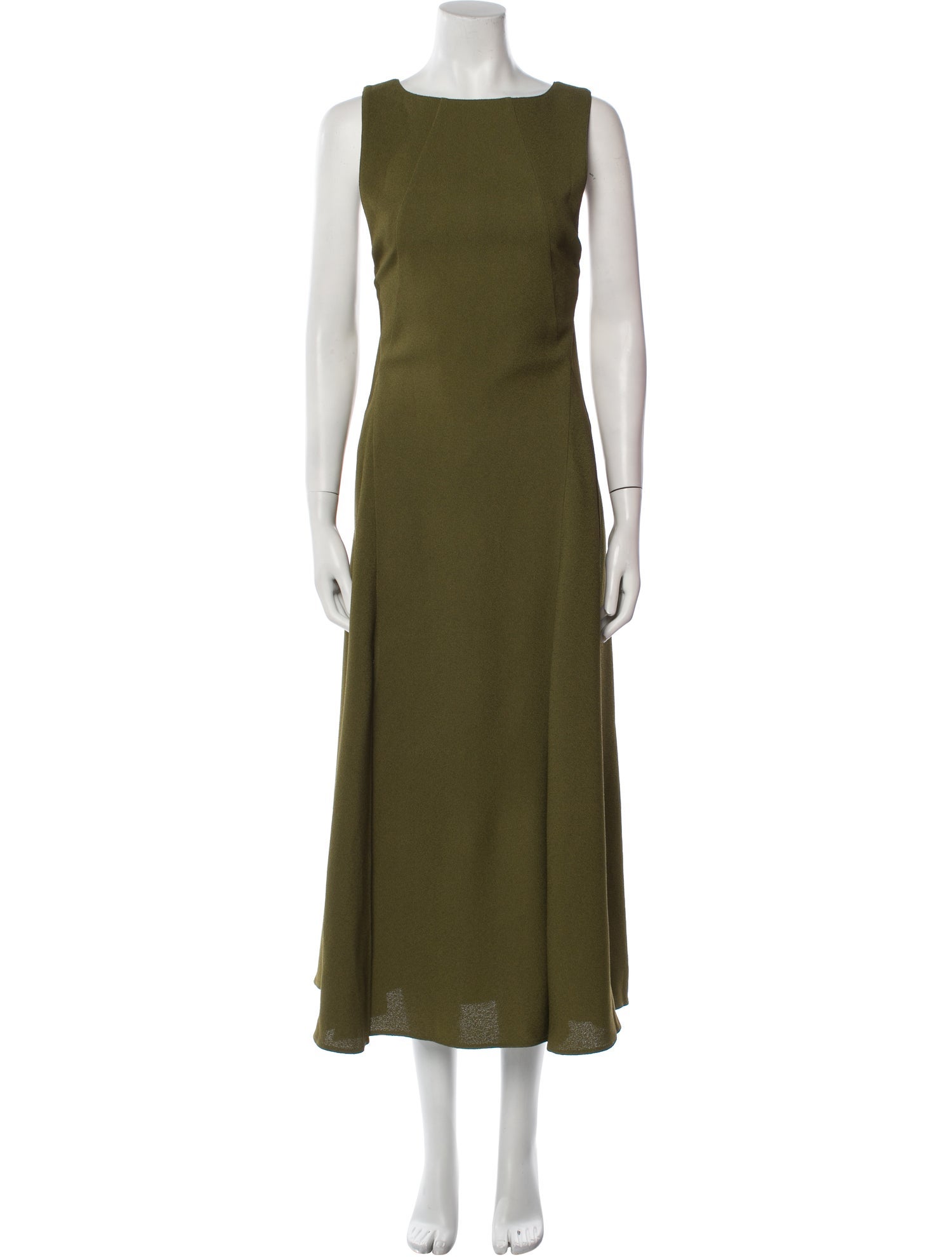 Fendi Bateau Neckline Long Dress