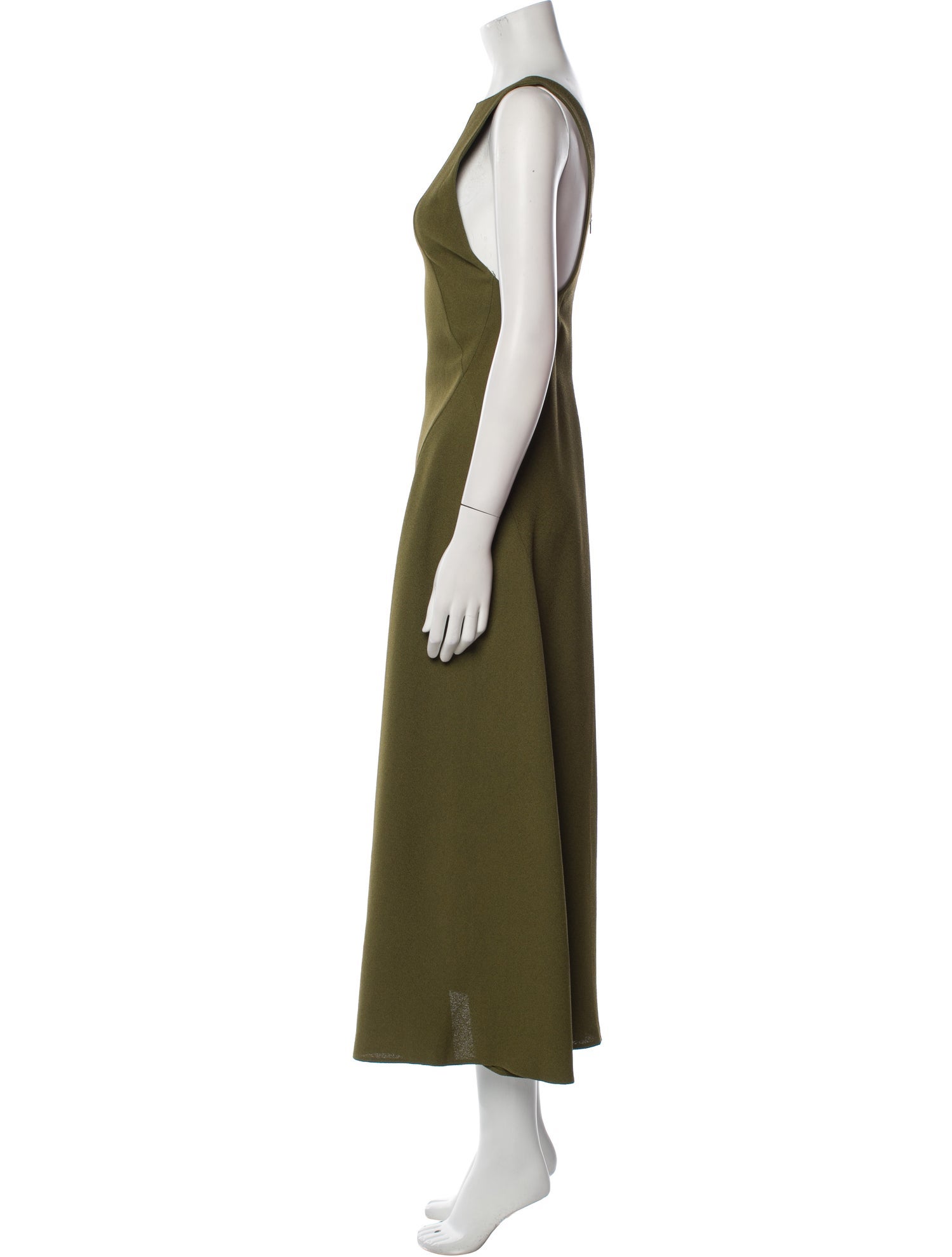 Fendi Bateau Neckline Long Dress