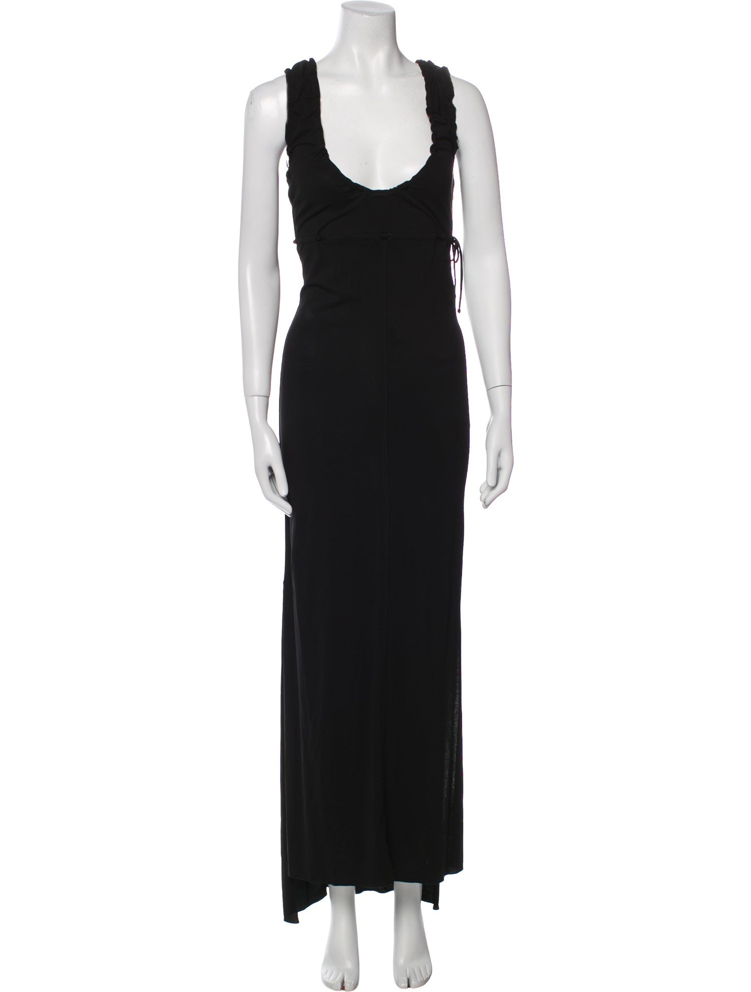 Fendi Scoop Neck Long Dress