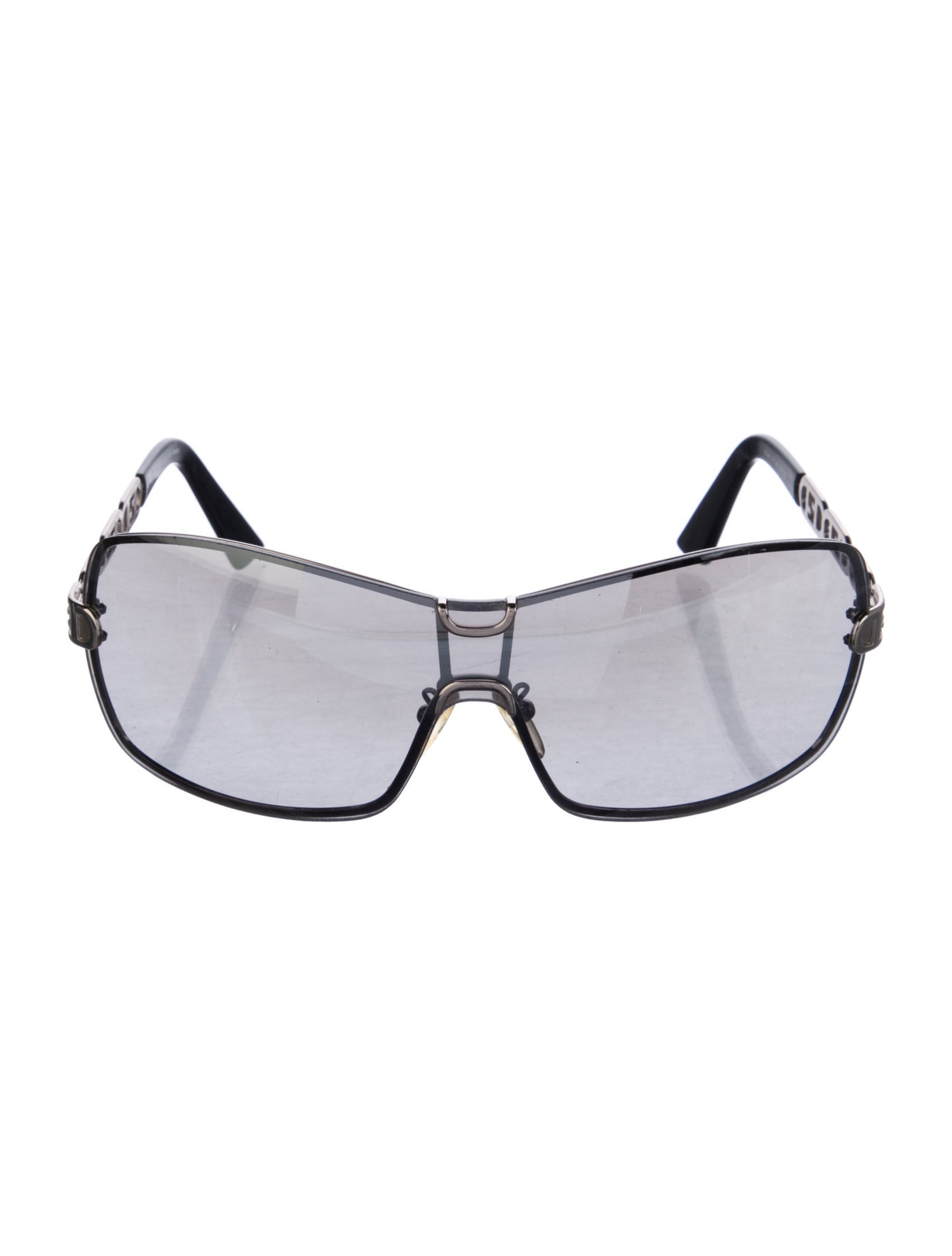 Fendi Shield Mirrored Sunglasses