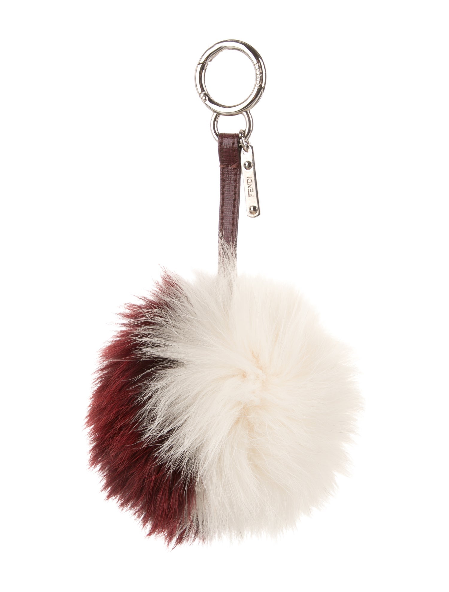 Fendi Pompom Key Charm