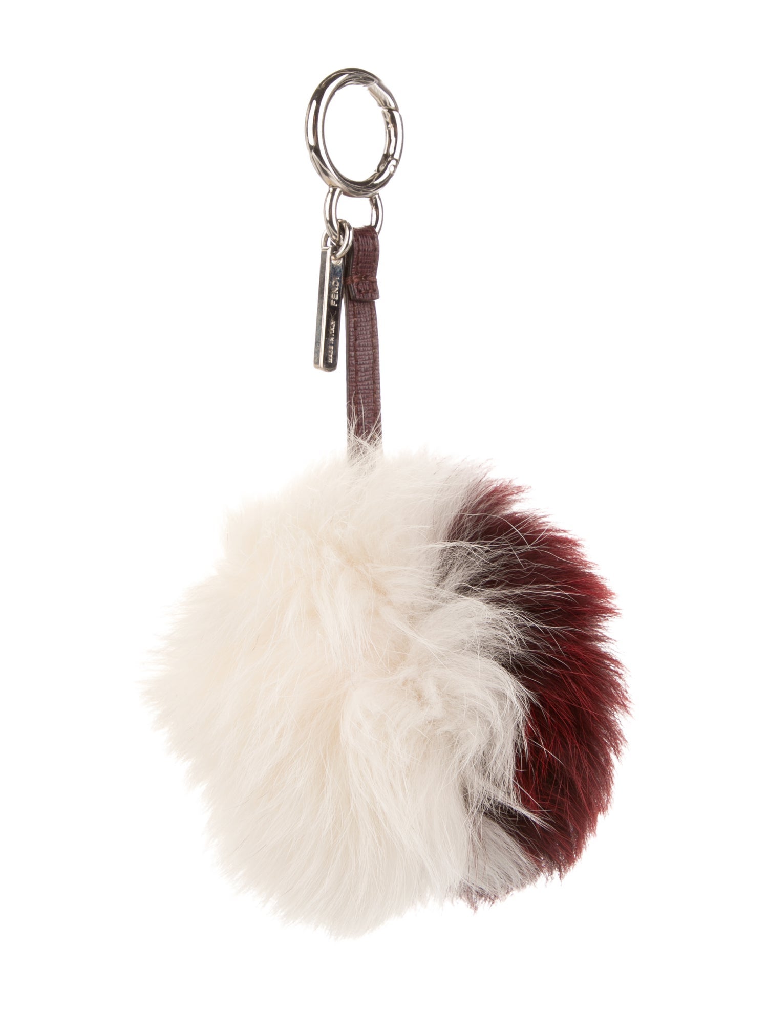 Fendi Pompom Key Charm