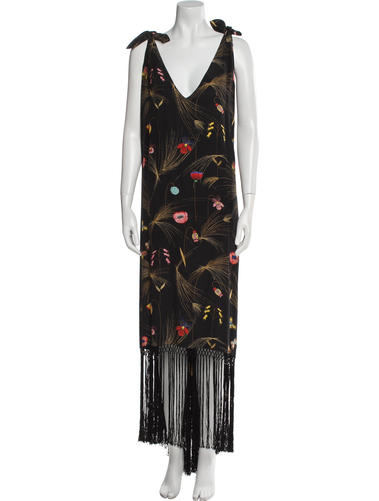 Fendi Silk Long Dress