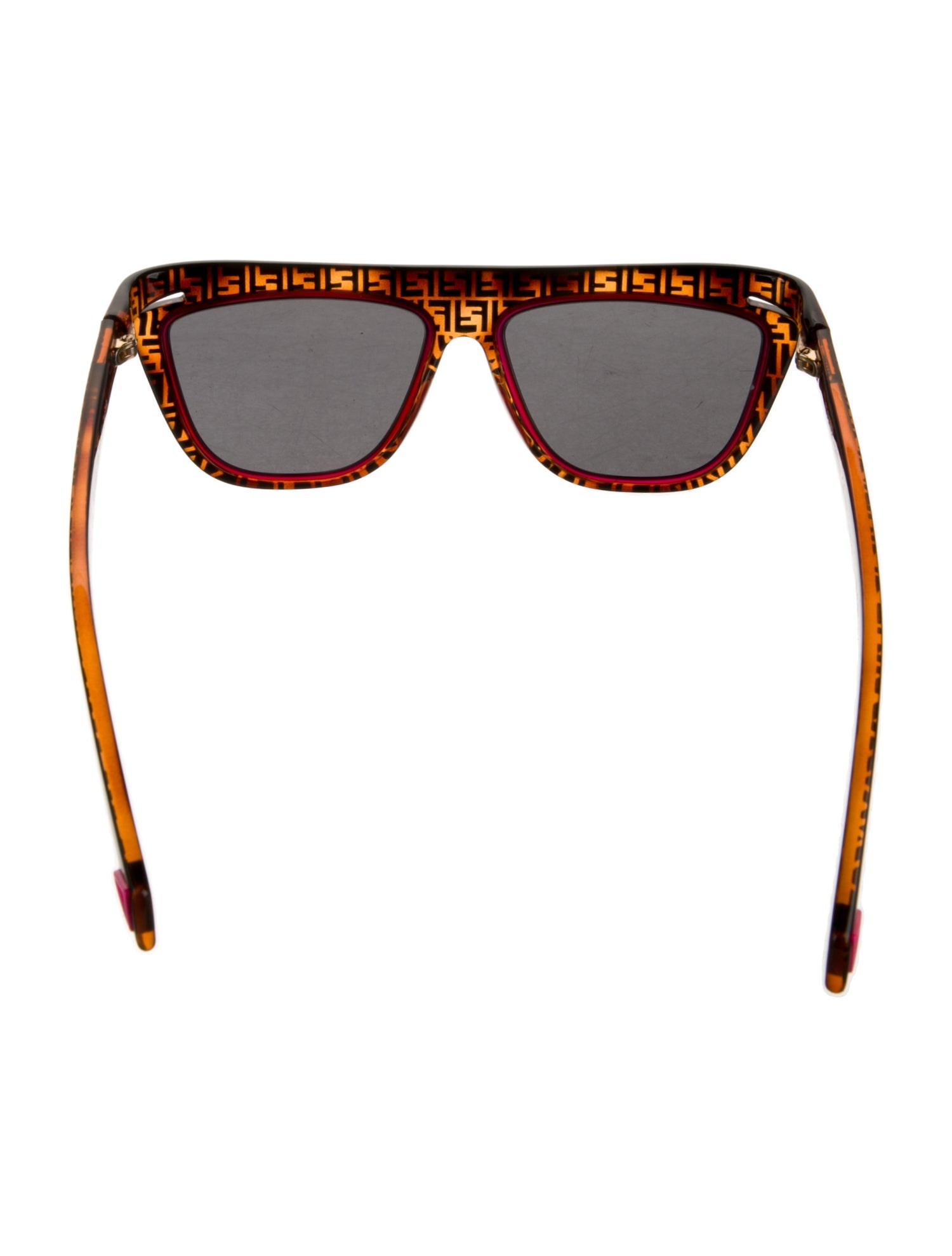 Fendi Zucca FF Logo Wayfarer Sunglasses