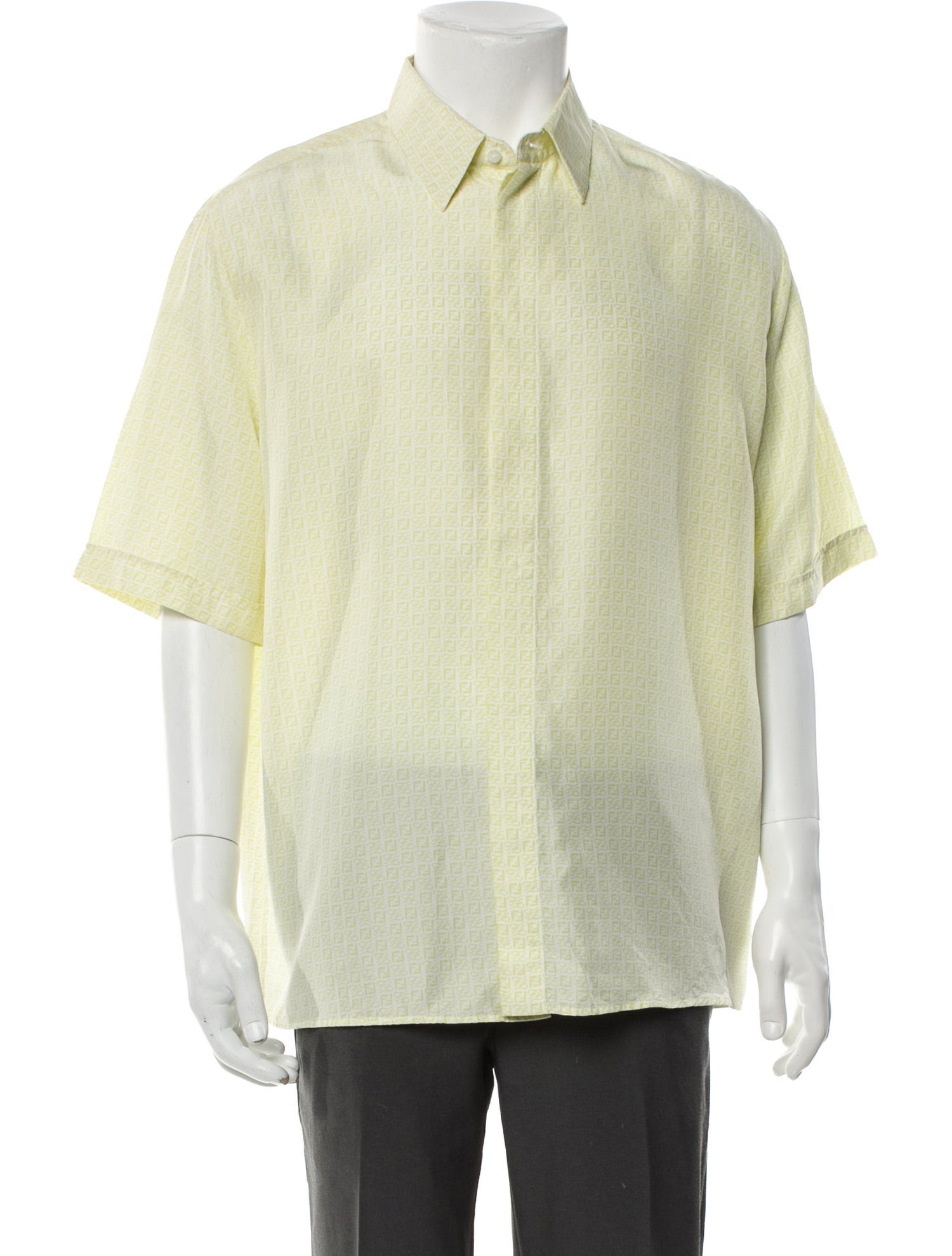 Fendi Silk Printed Shirt