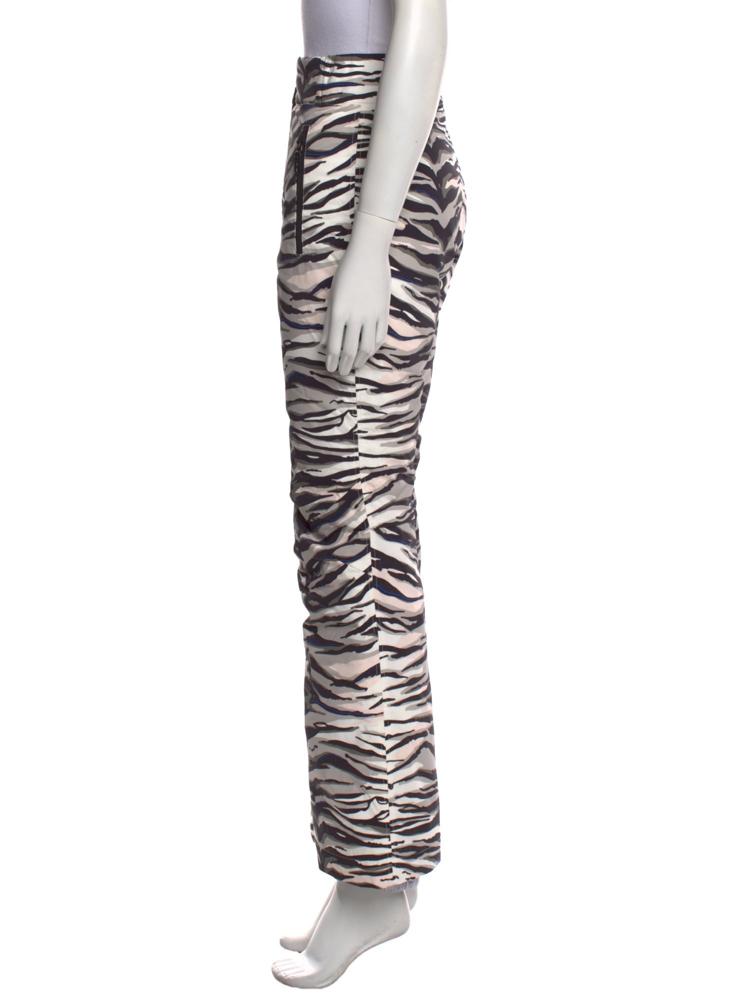 Fendi Animal Print Wide Leg Pants