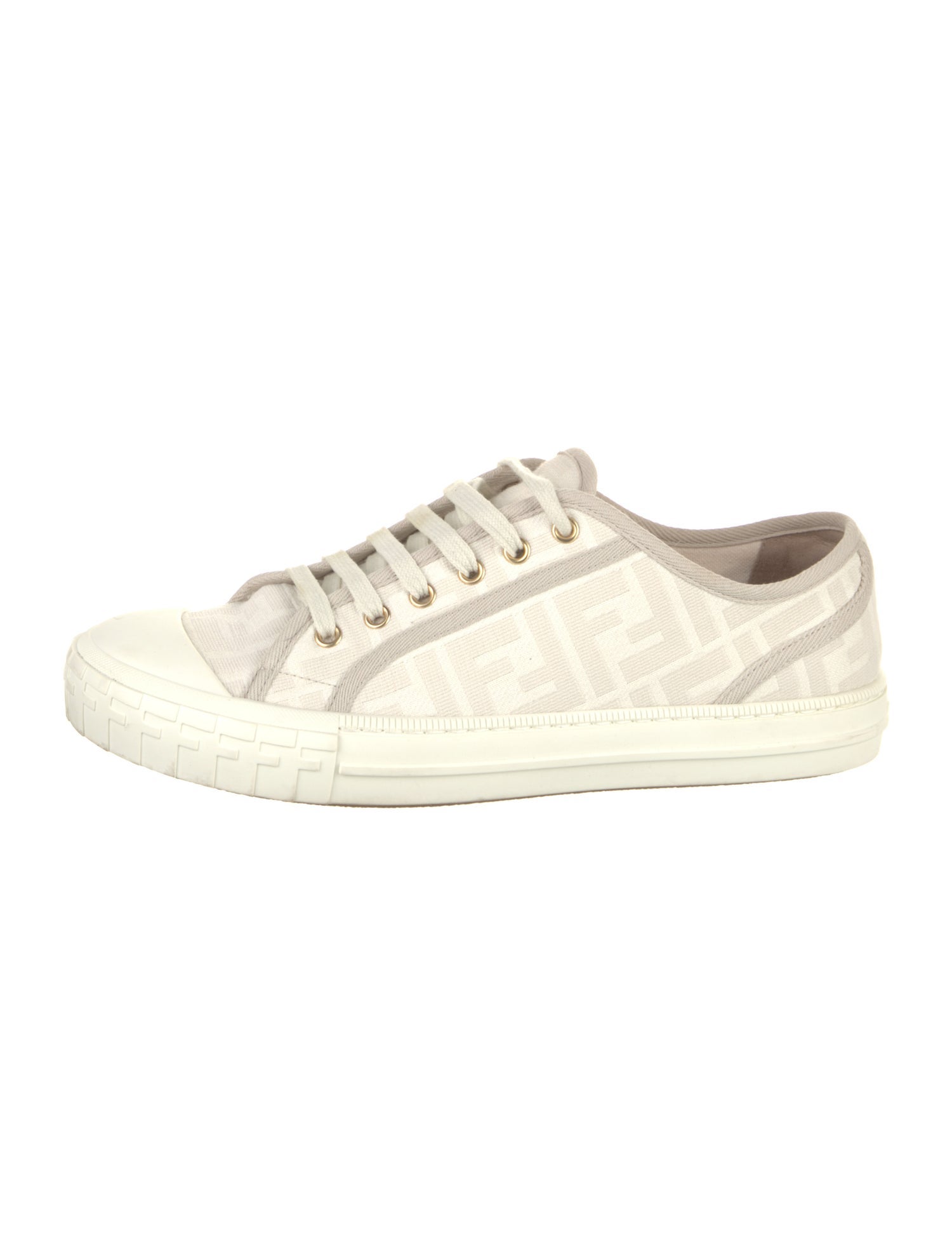 Fendi Zucca FF Logo Canvas Sneakers