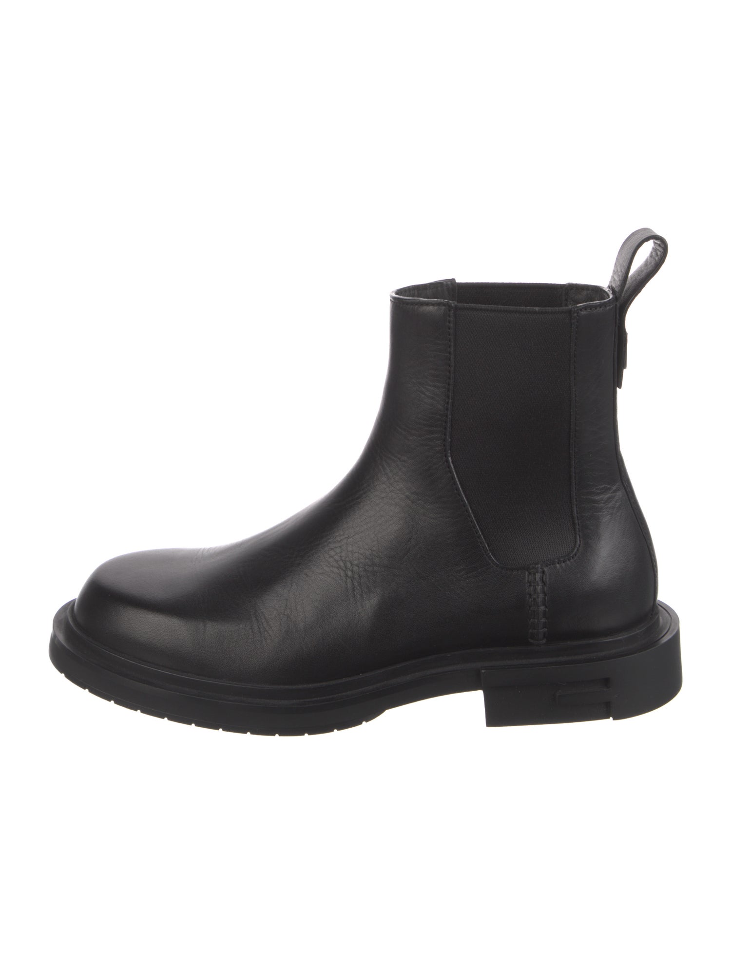 Fendi Zucca FF Logo Leather Chelsea Boots