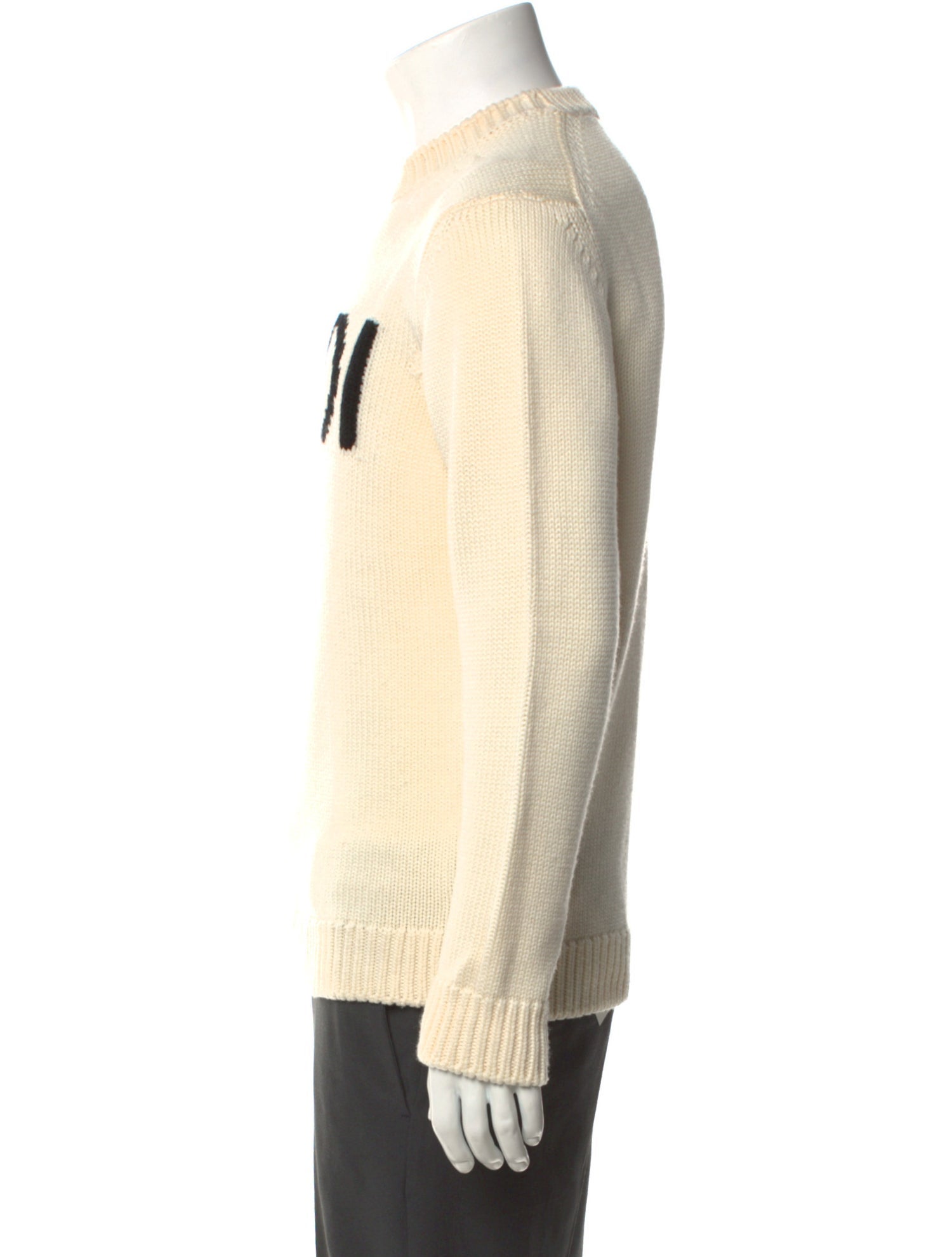 Fendi Wool Graphic Print Pullover