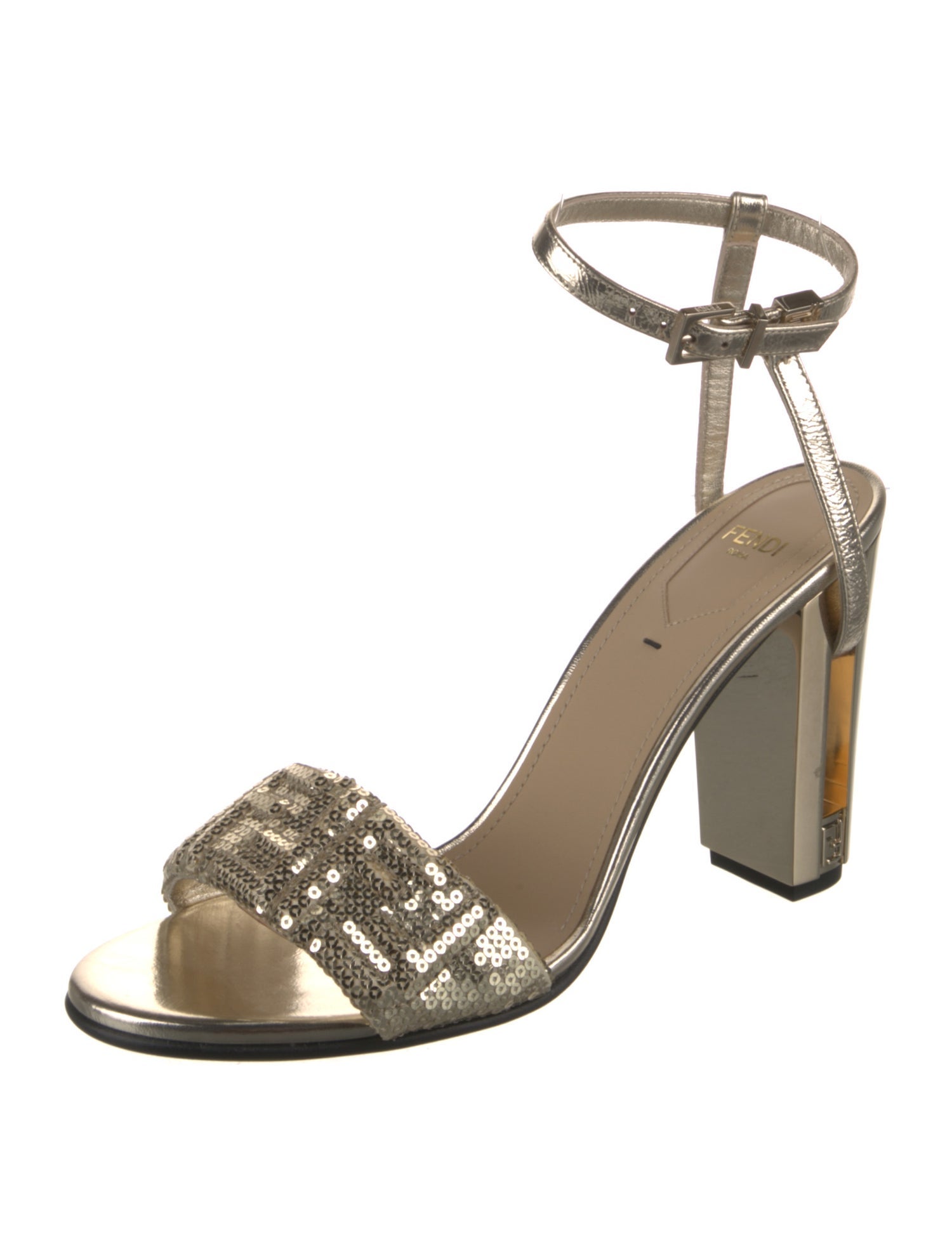 Fendi Patent Leather Sandals