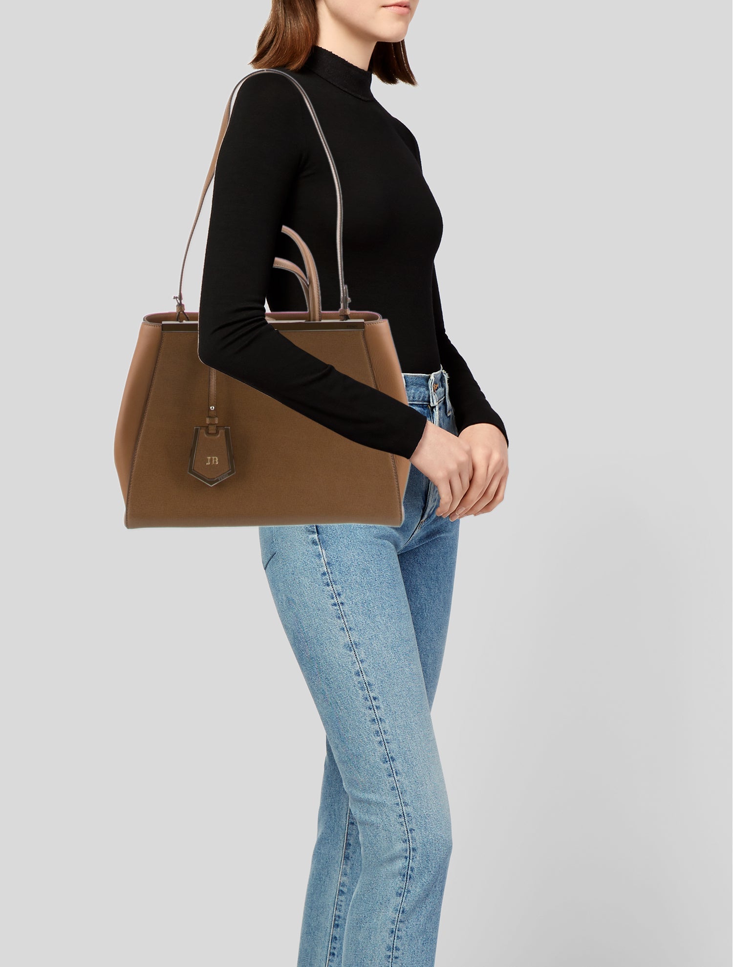 Fendi Saffiano Leather 2Jours