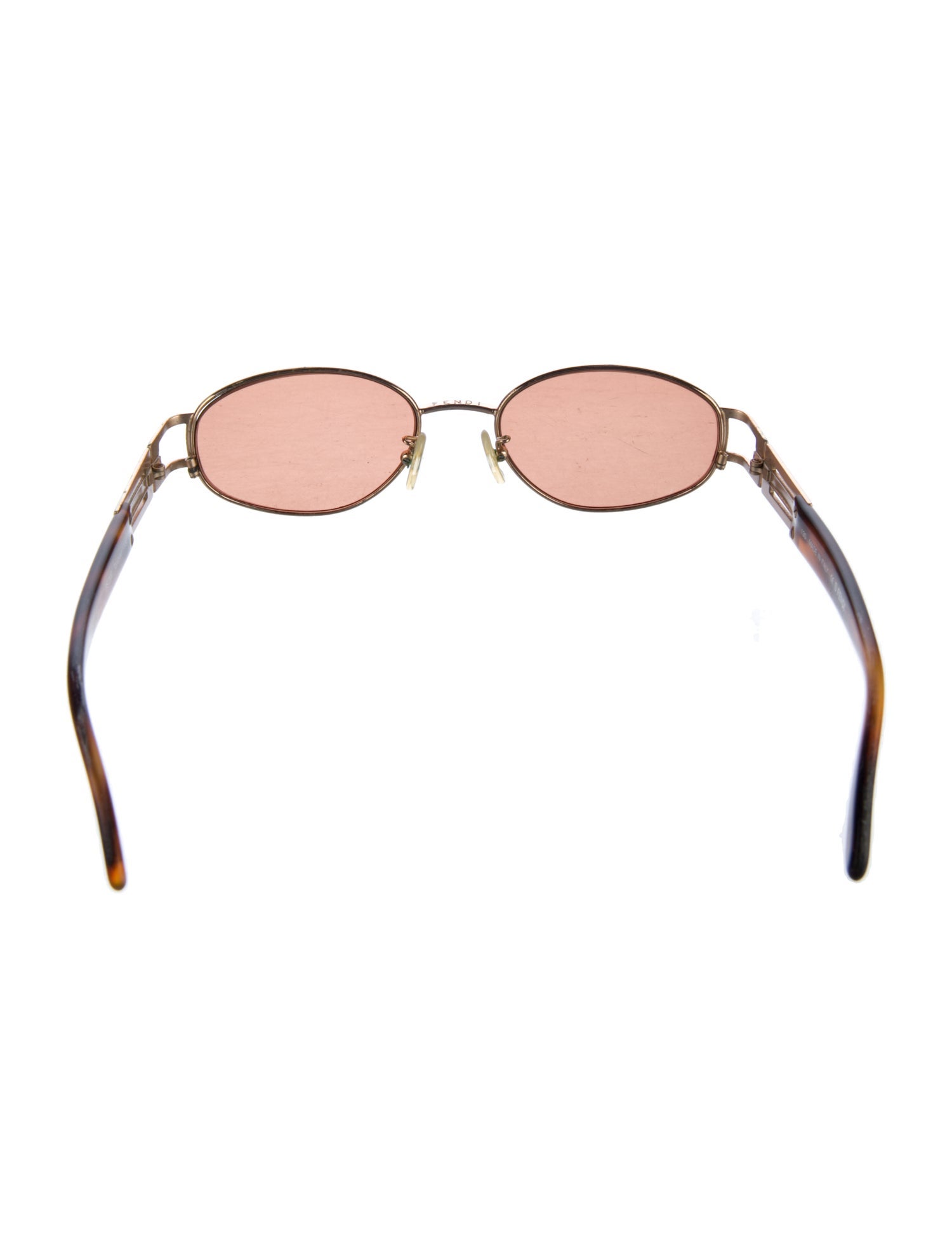 Fendi Zucca FF Logo Round Sunglasses