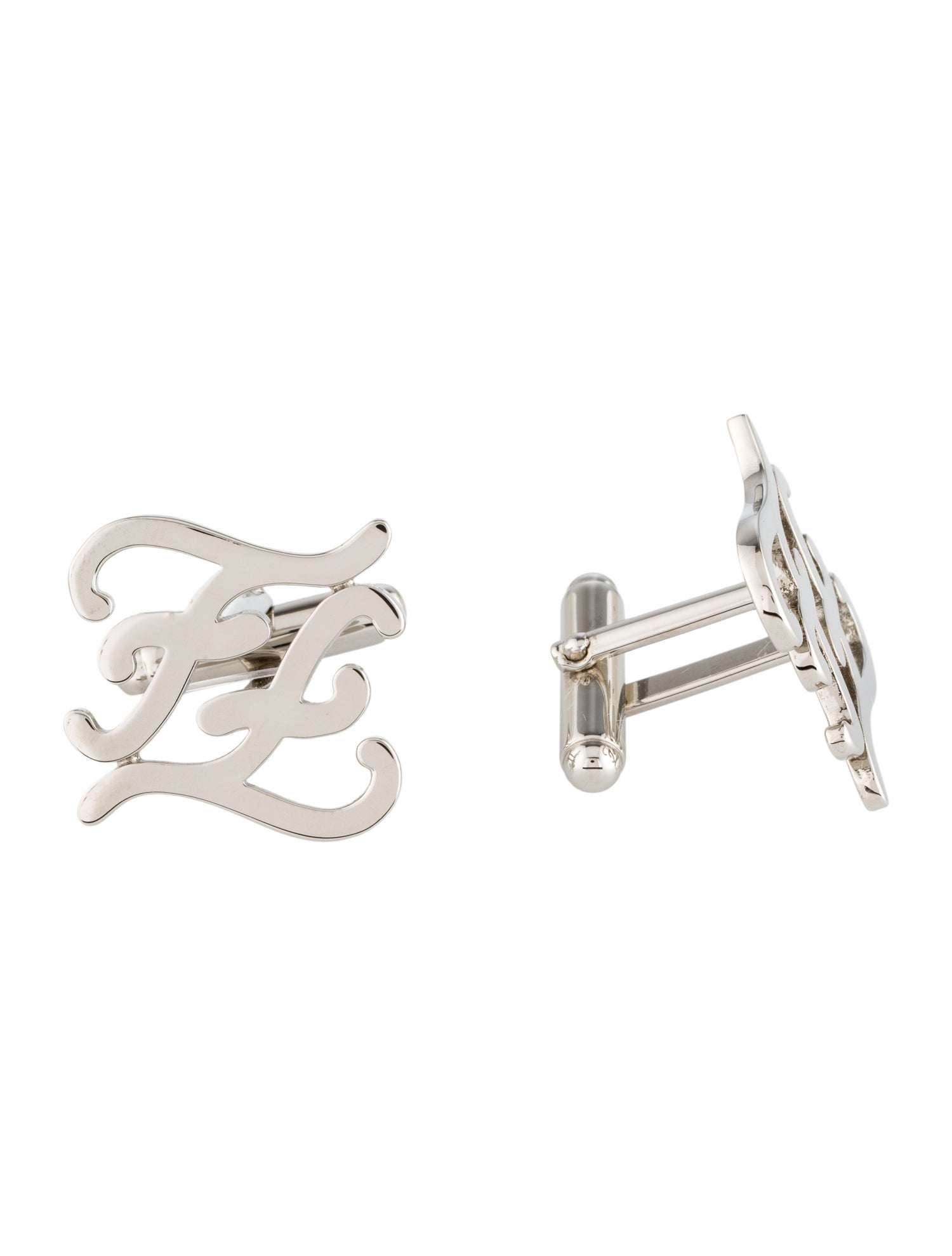 Fendi Karligraphy FF Logo Cufflinks