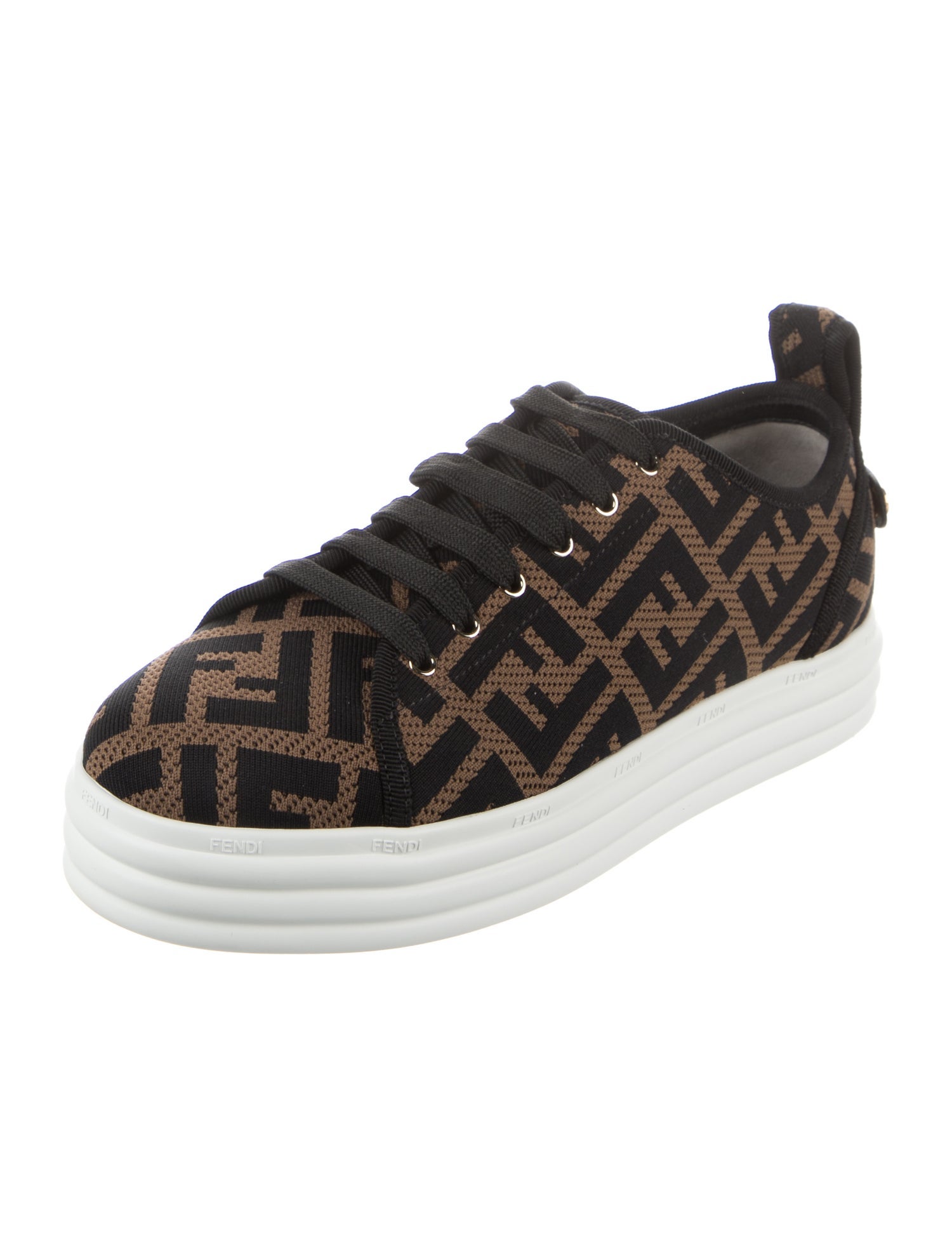 Fendi Zucca FF Logo Printed Sneakers