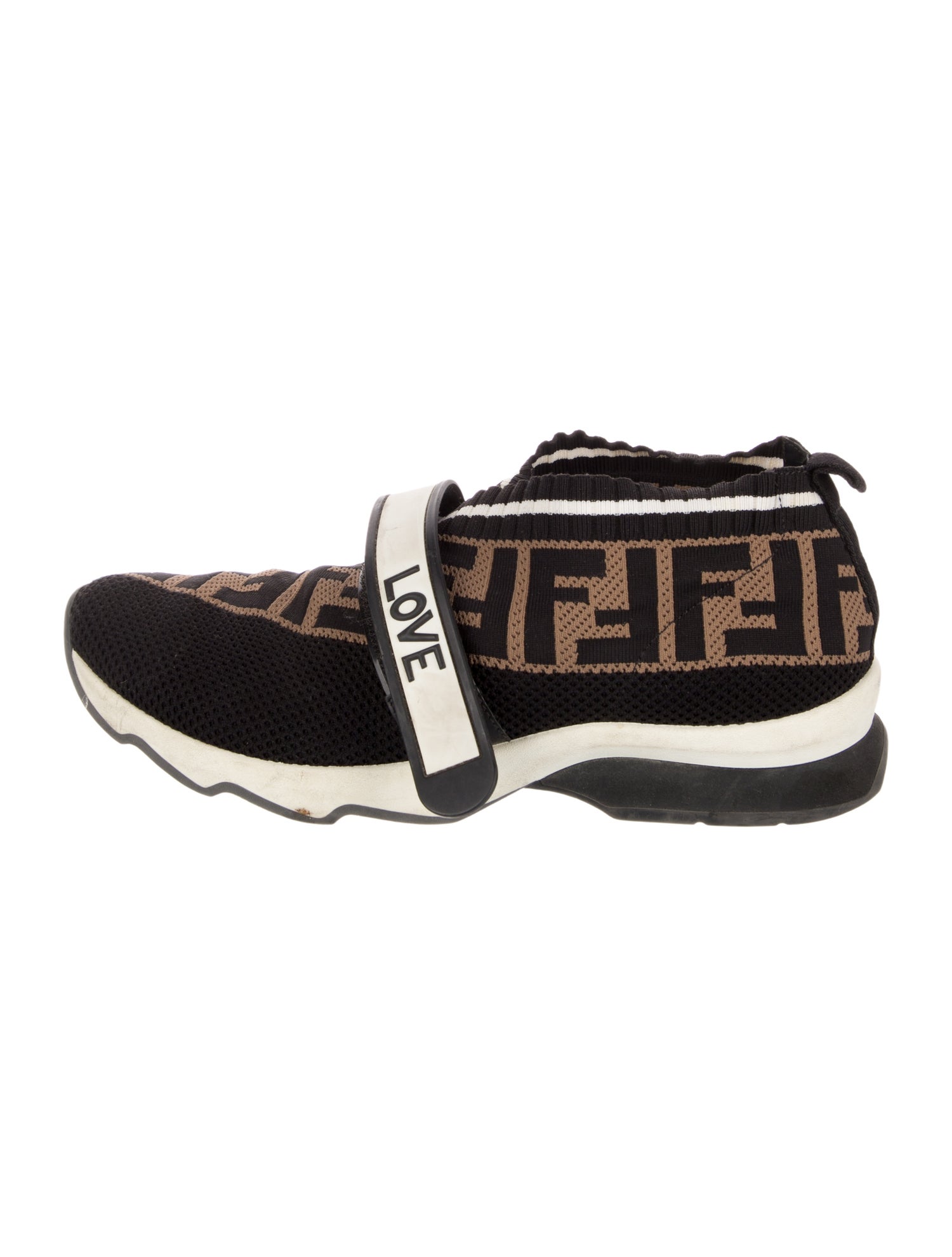 Fendi Zucca FF Logo Printed Sneakers