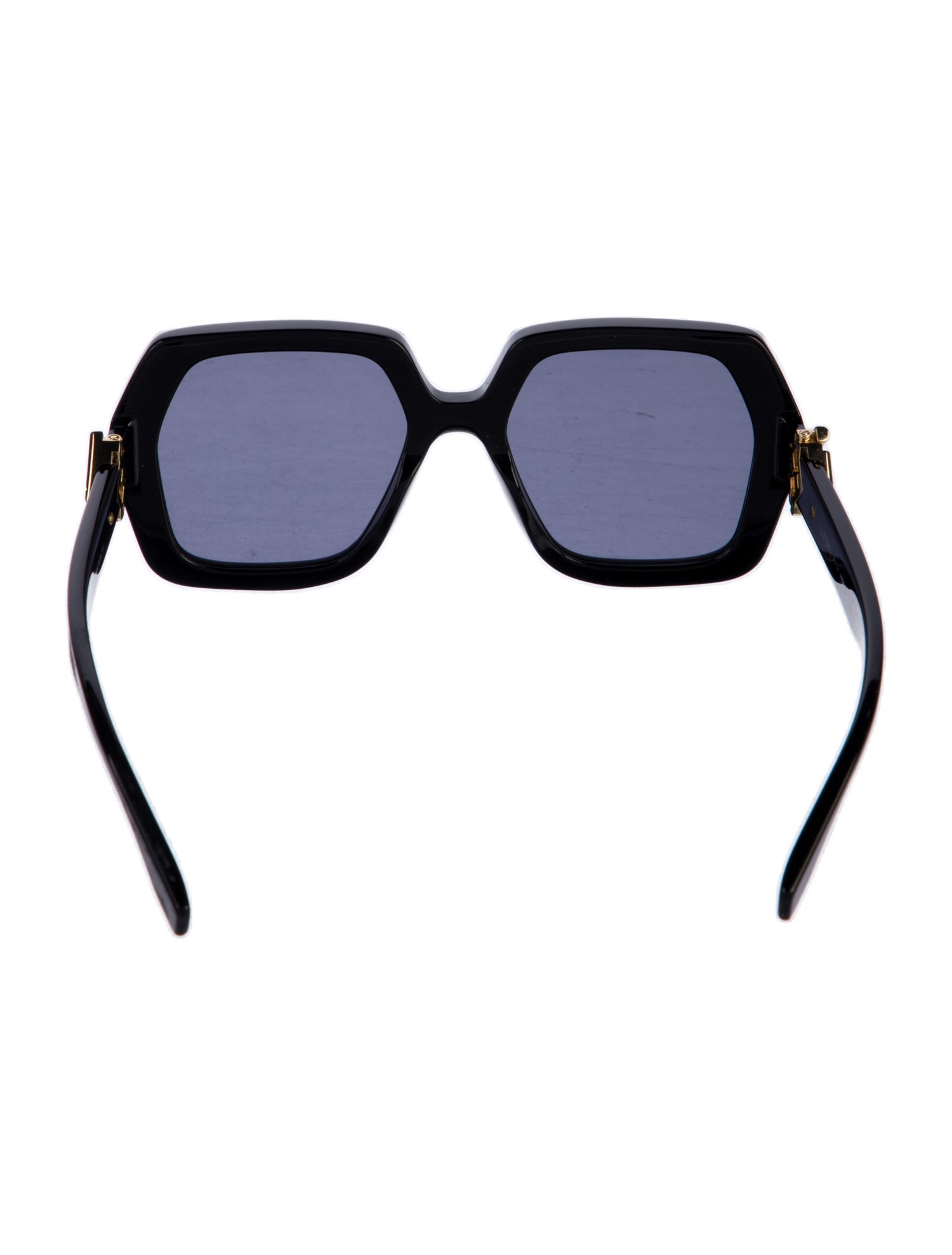 Fendi Zucca FF Logo Square Sunglasses