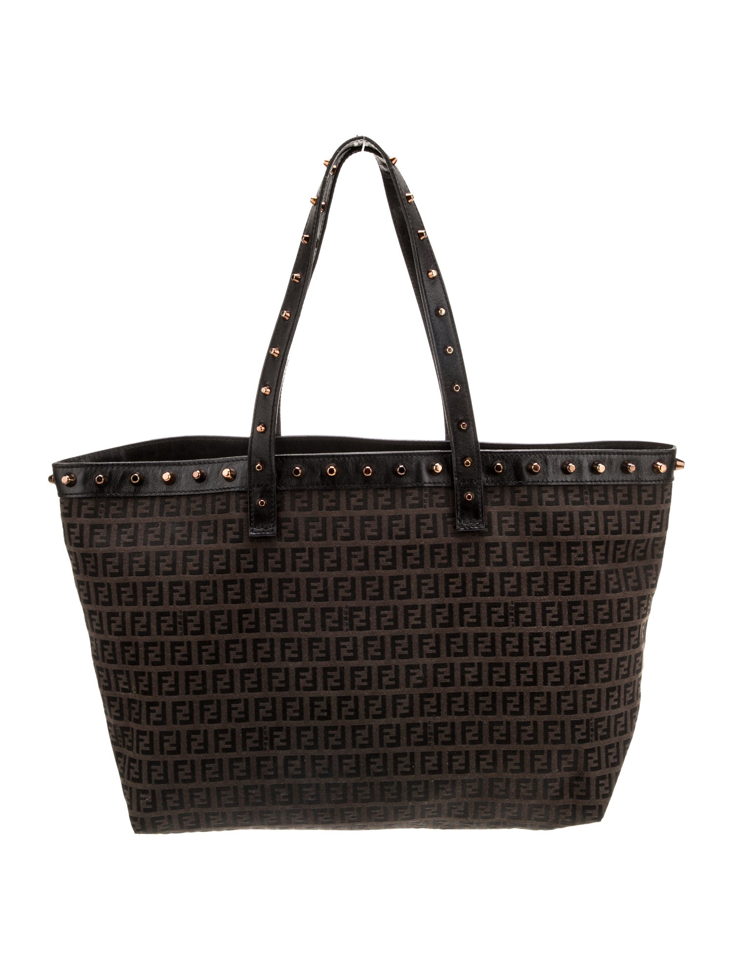 Fendi Zucchino FF Tote Vintage