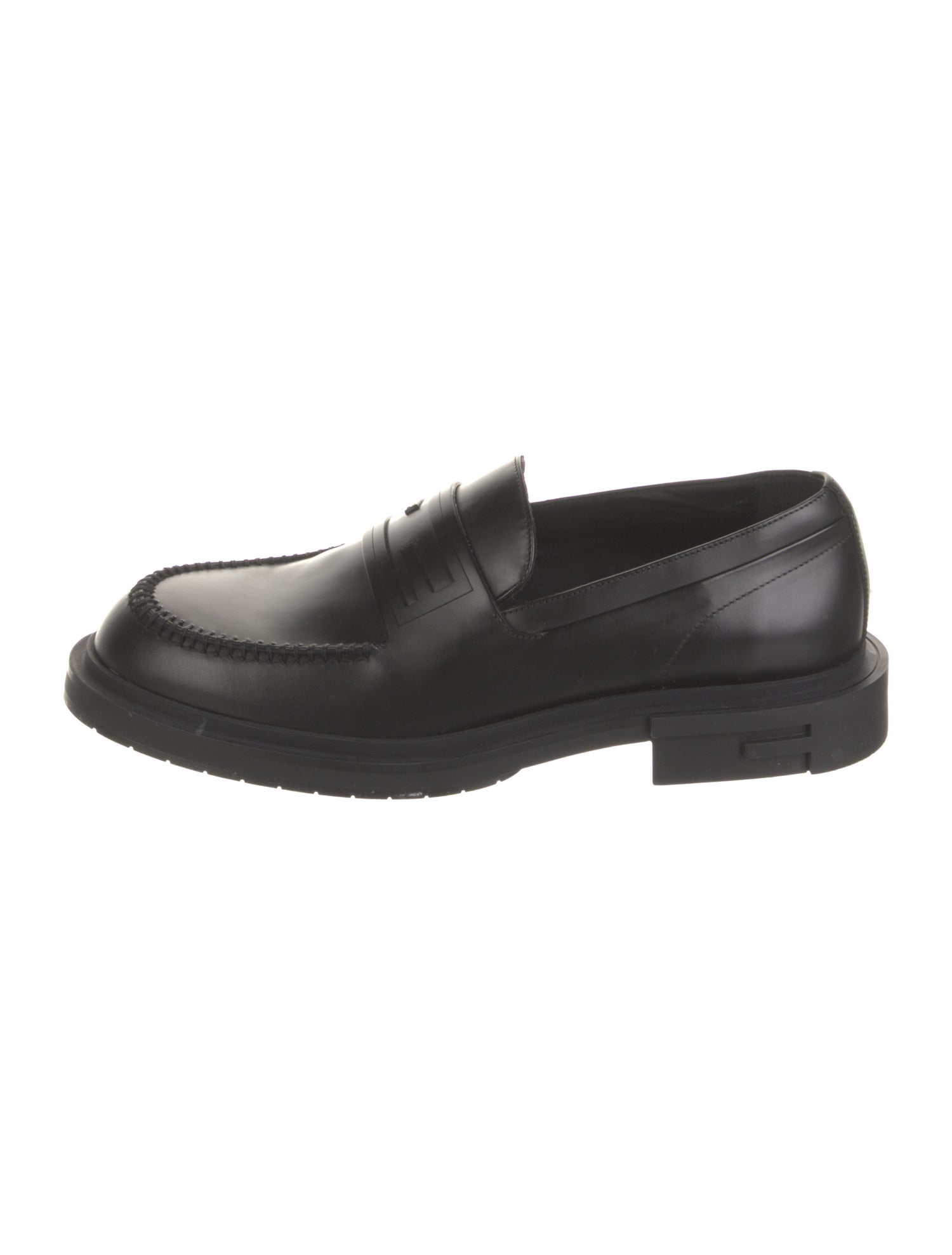 Fendi Leather Dress Loafers