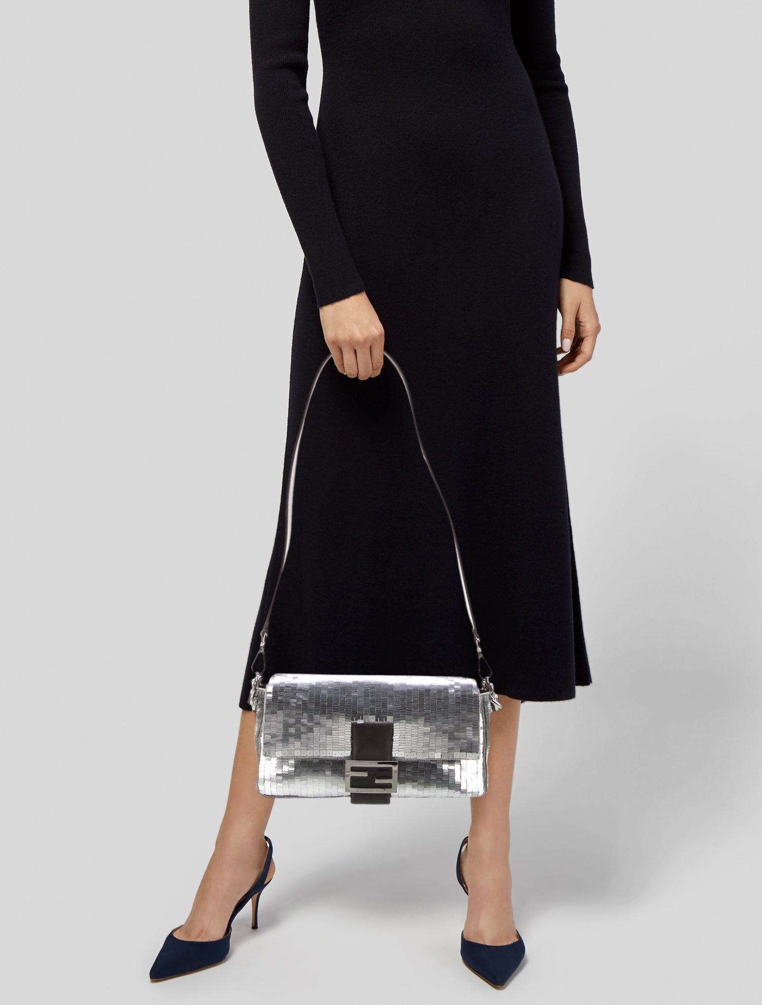 Fendi Sequins Baguette