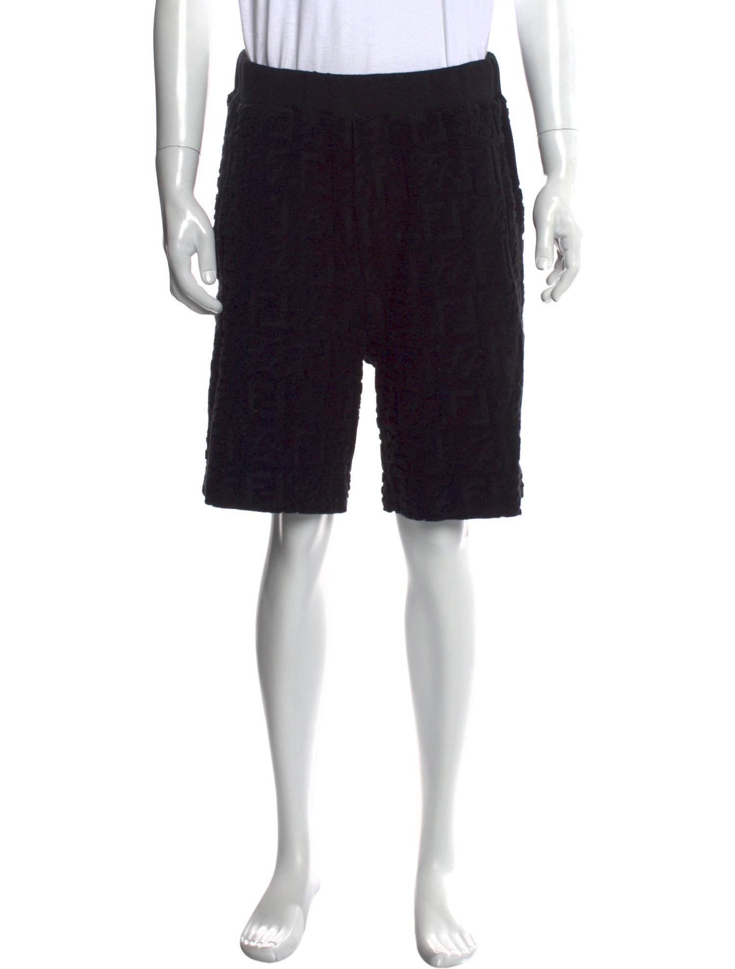 Fendi Zucca FF Logo Jogger Shorts