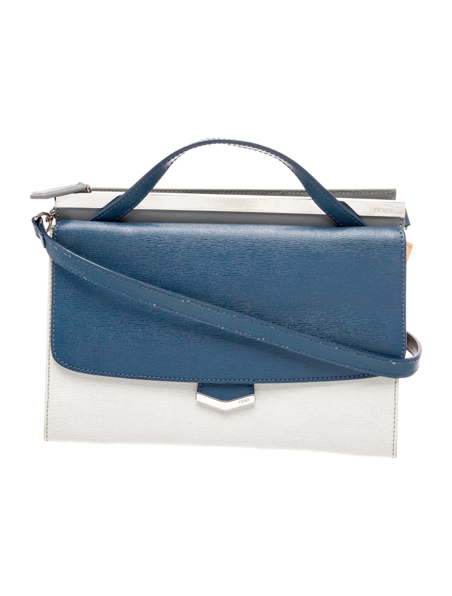 Fendi Saffiano Leather Demi Jour