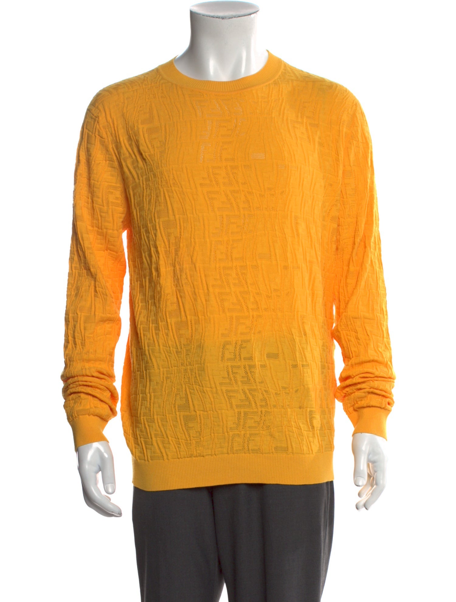 Fendi Crew Neck Long Sleeve Pullover