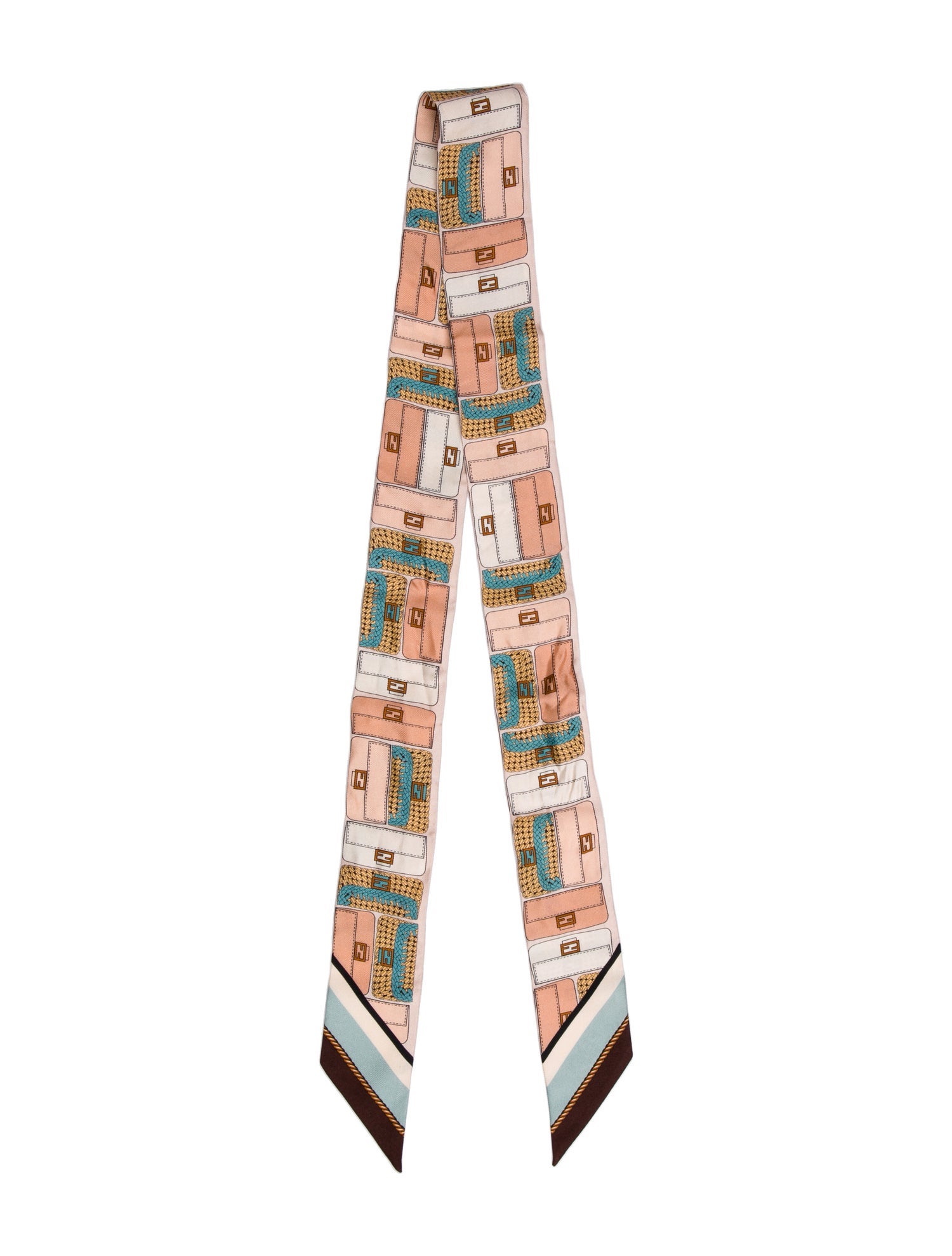 Fendi Wrappy Silk Bandeau