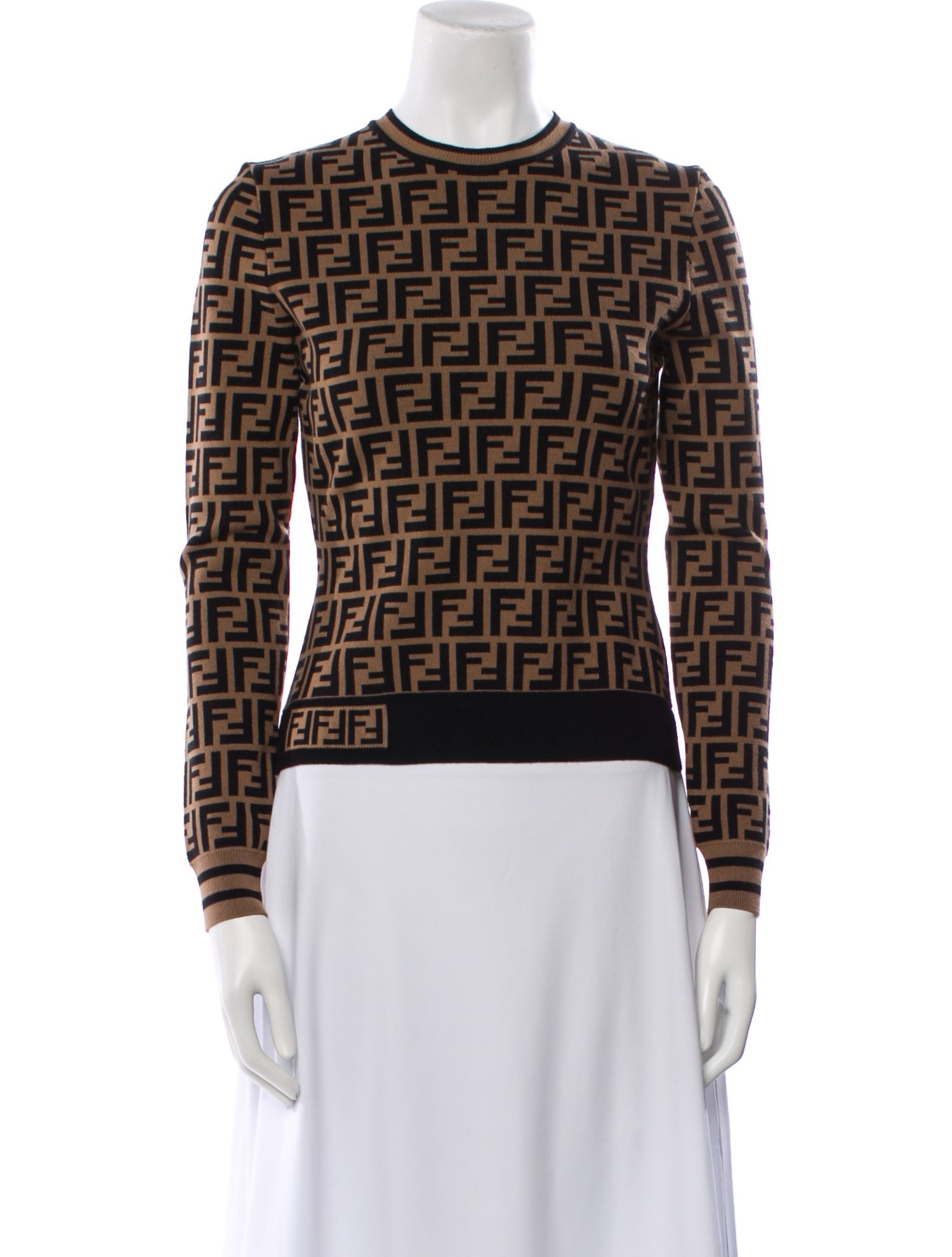 Fendi Printed Crew Neck Sweatshirt w/ Tags