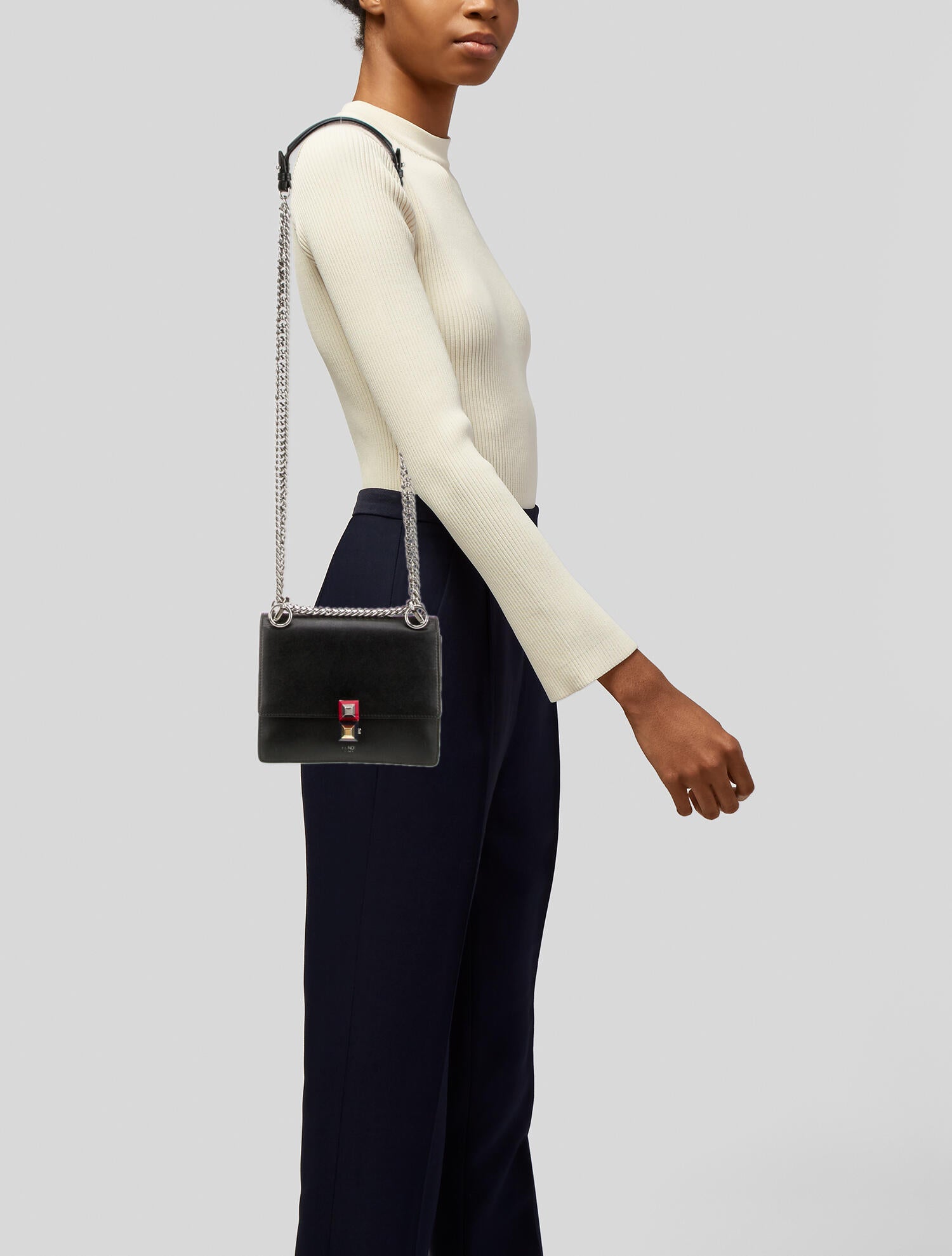 Fendi Leather Crossbody Bag