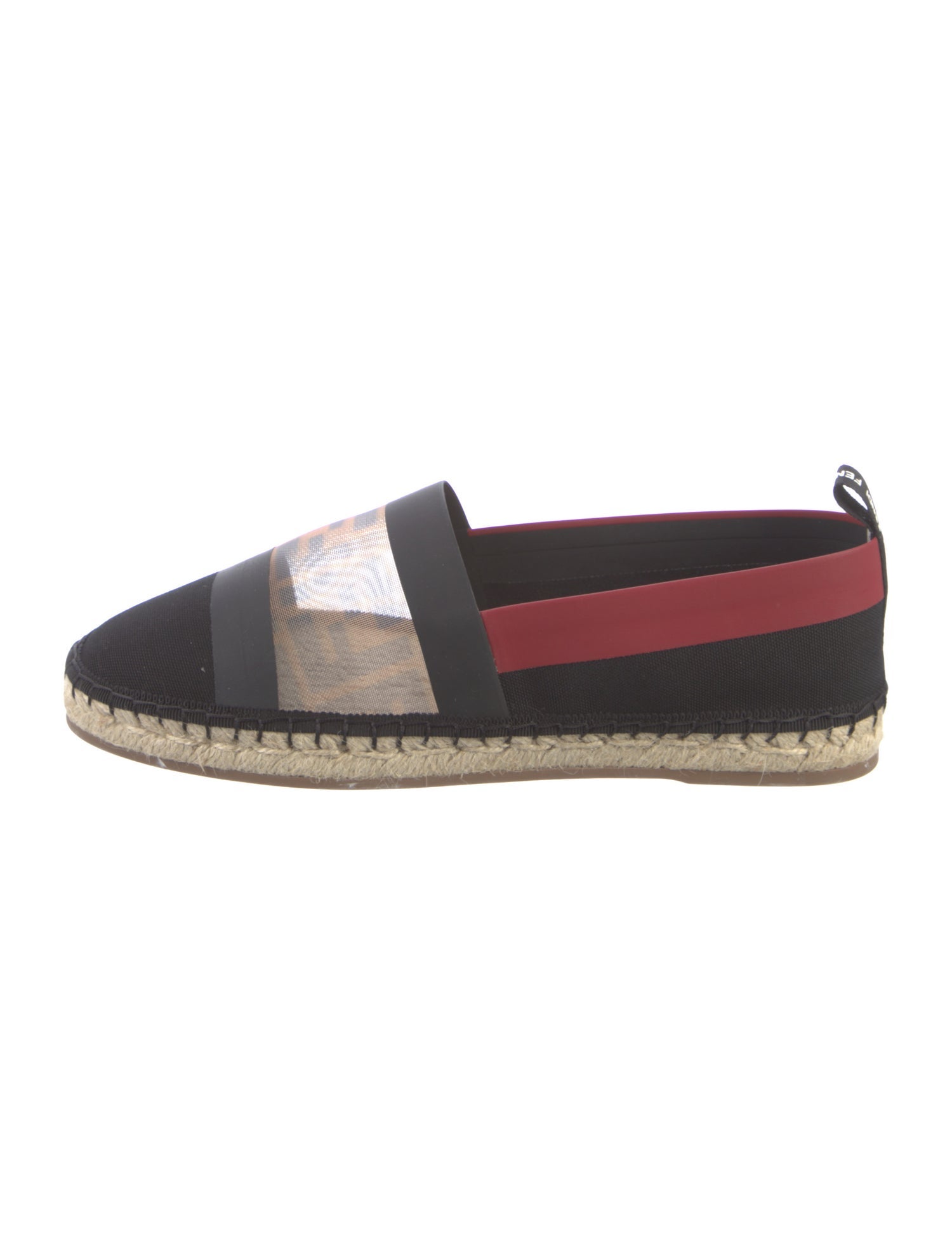 Fendi Zucca FF Logo Canvas Espadrilles