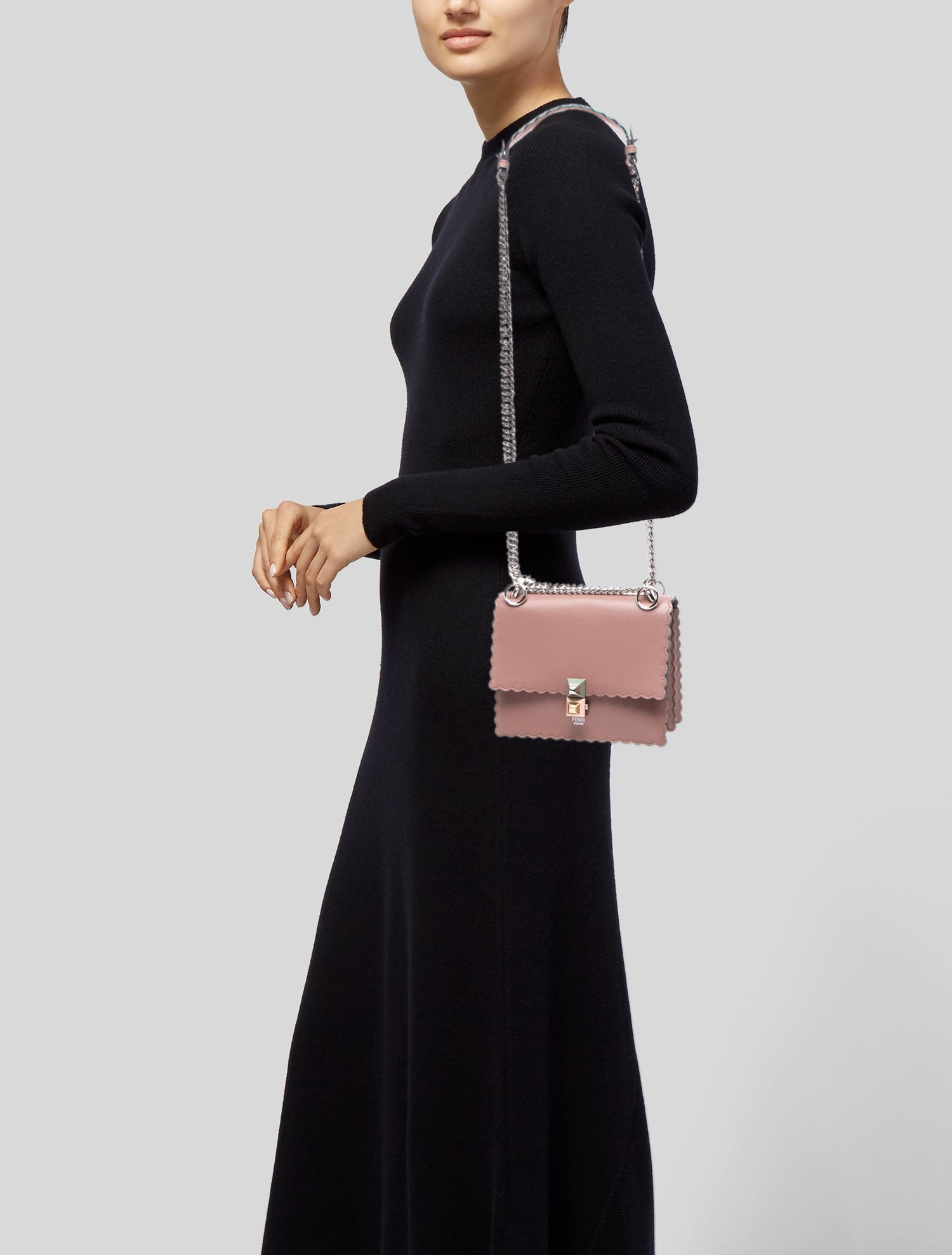 Fendi Leather Kan I Medium