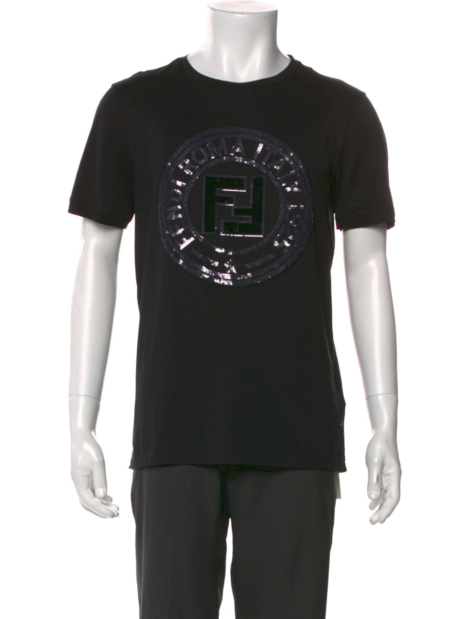 Fendi Graphic Print Crew Neck T-Shirt
