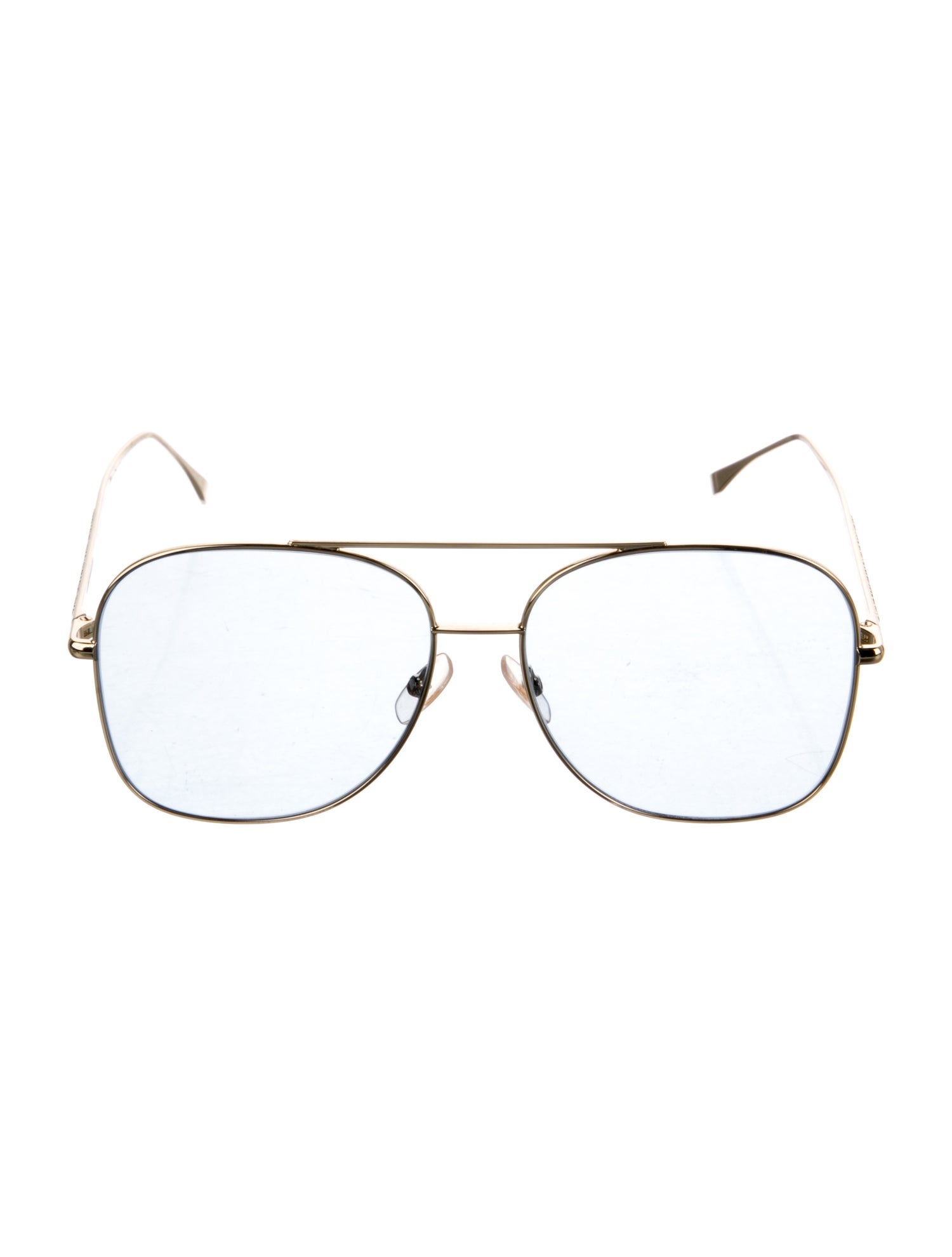 Fendi Zucca FF Logo Aviator Sunglasses
