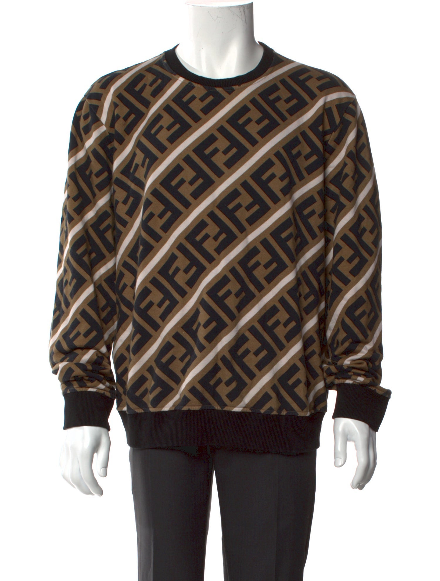 Fendi Zucca FF Logo Printed Sweatshirt